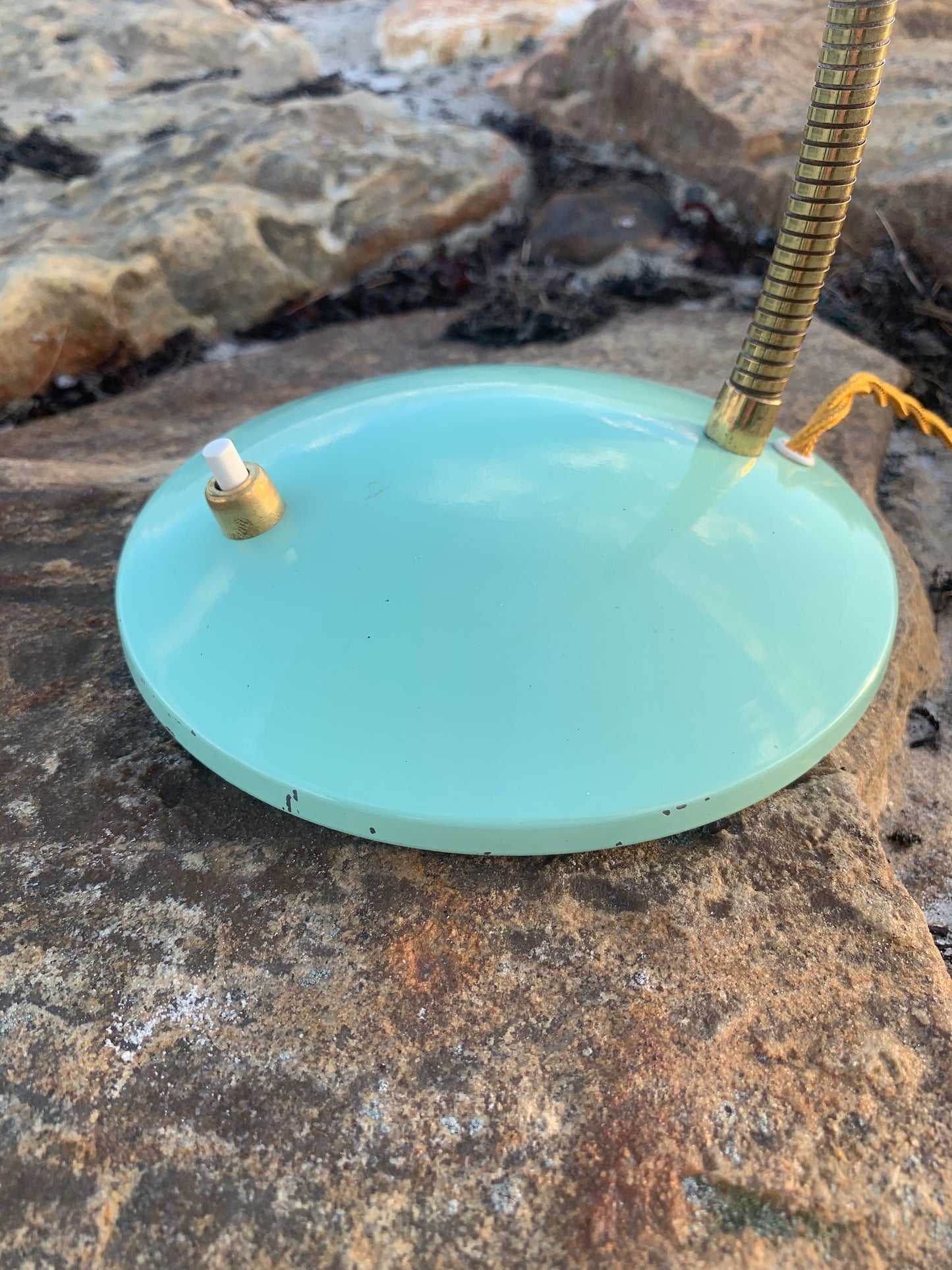 Vintage Lampe - Minze