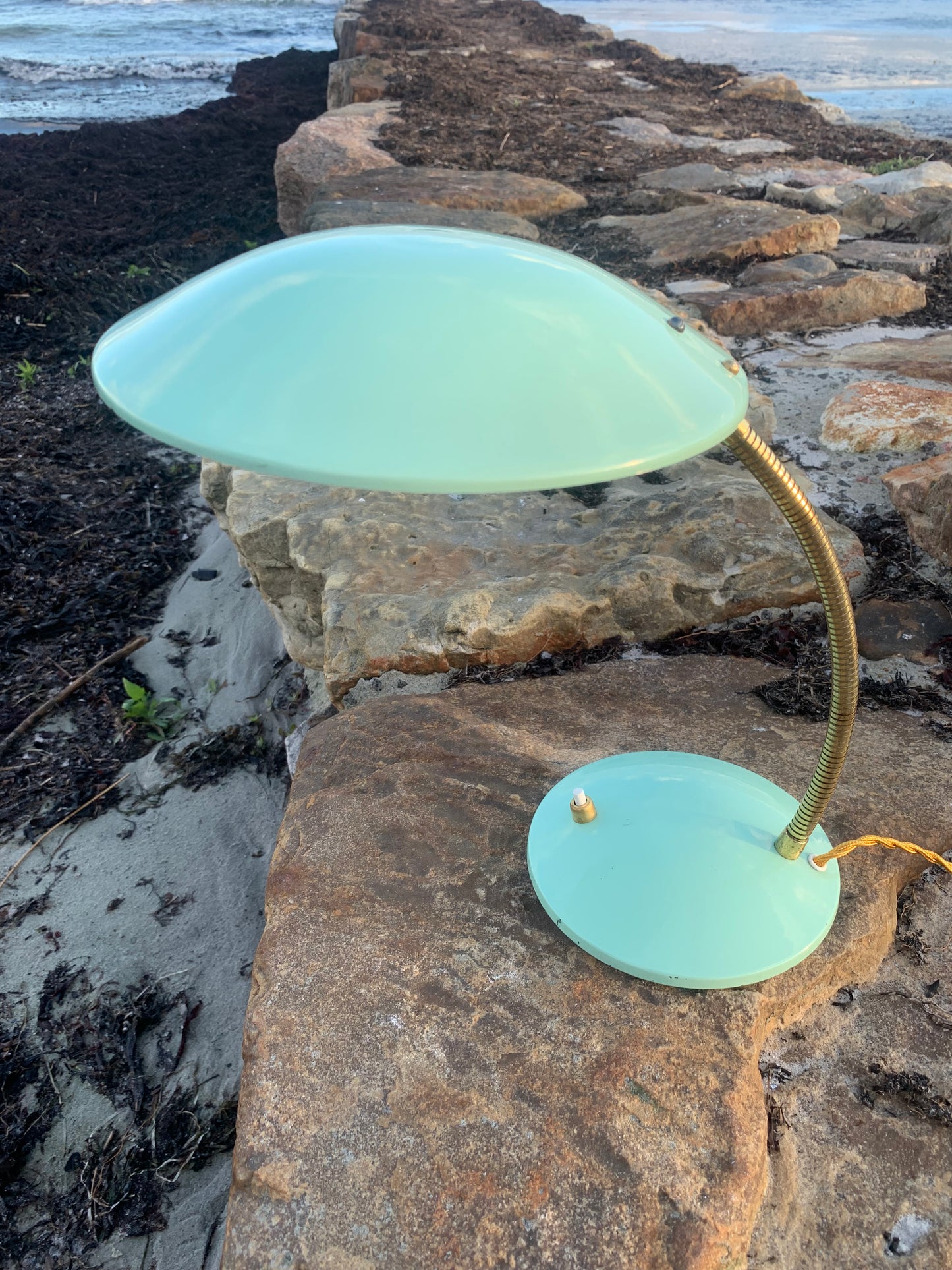 Vintage Lampe - Minze