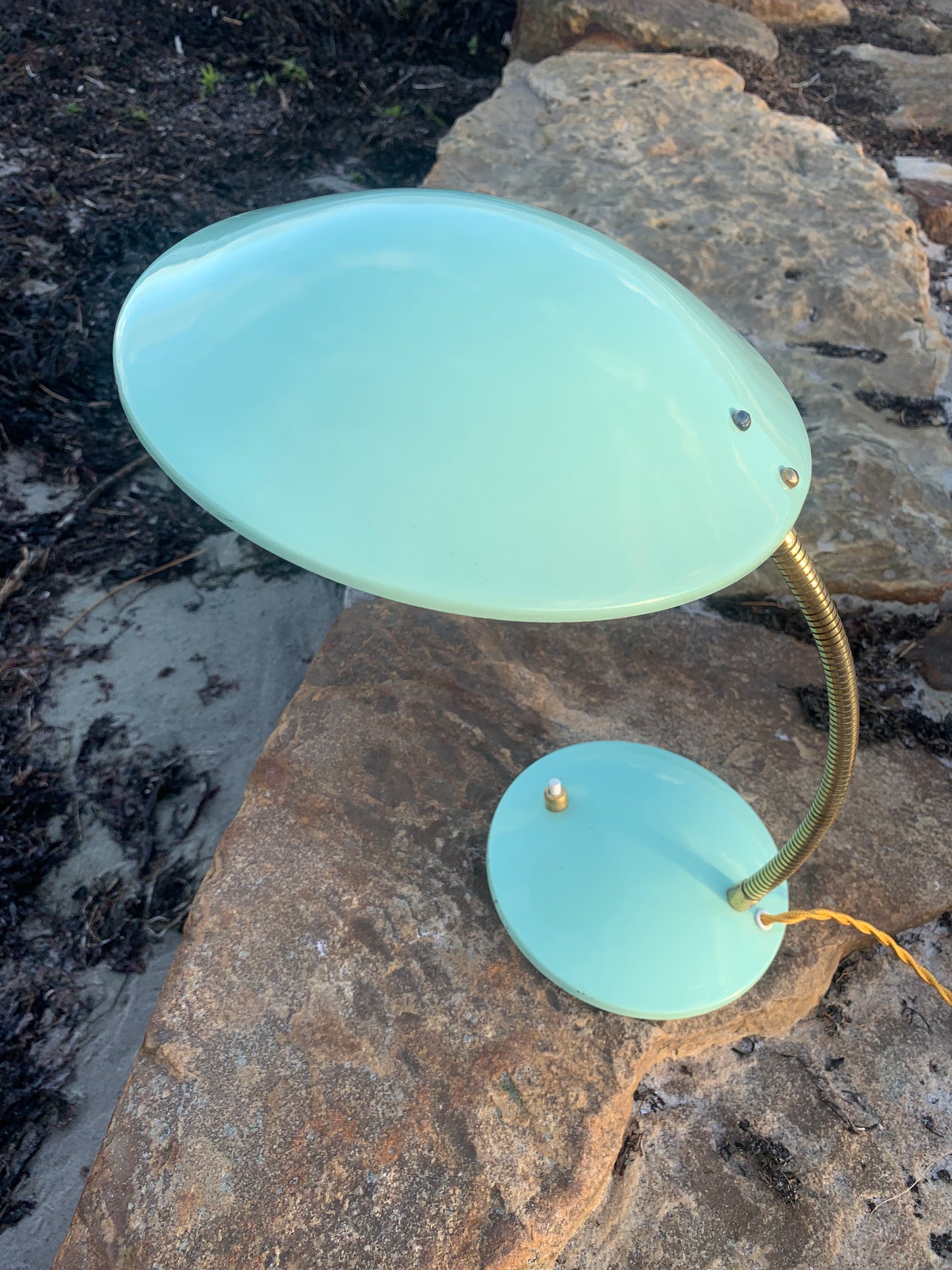 Vintage Lampe - Minze