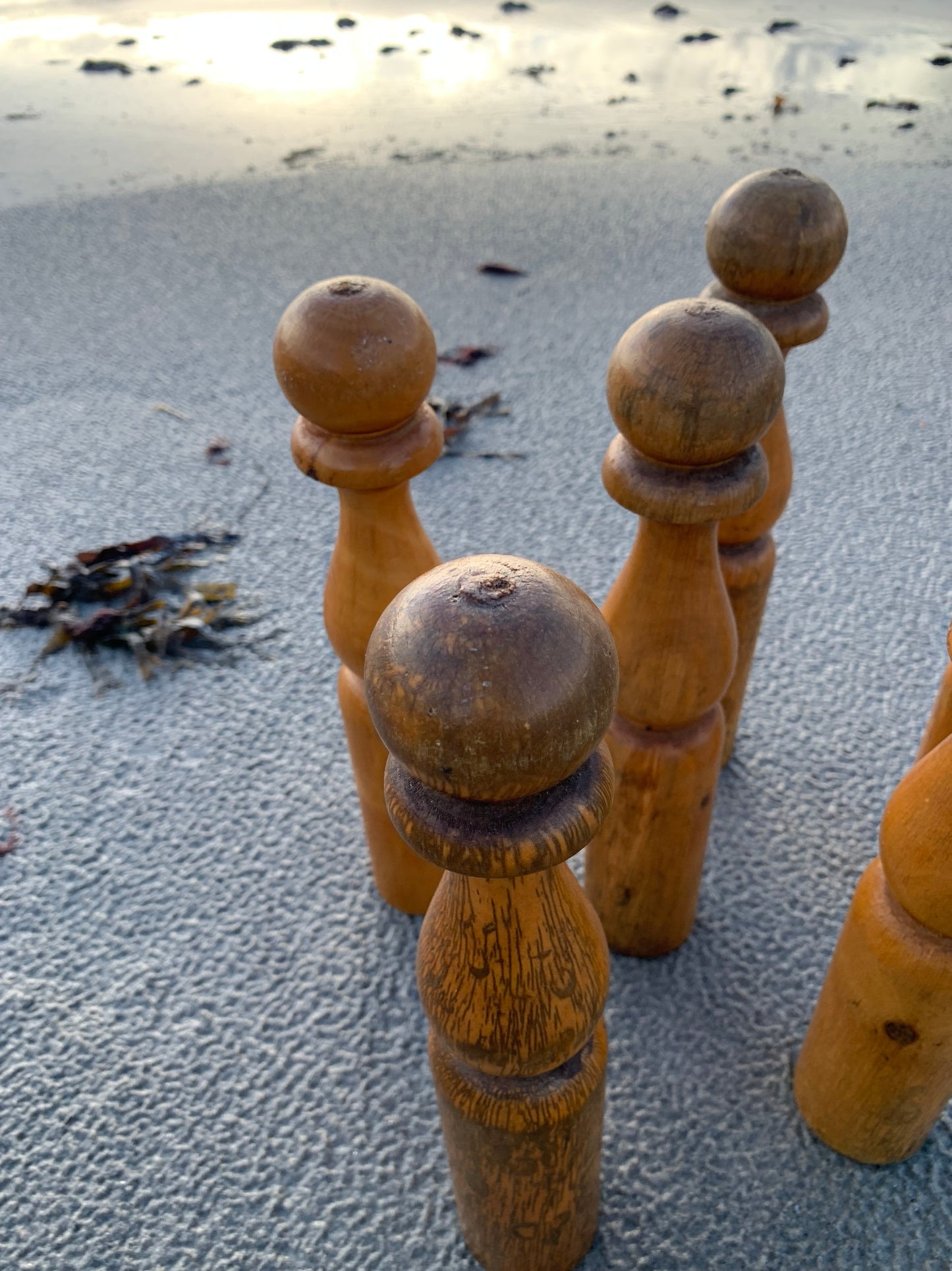 Französisches Spiel „JEU DE QUILLES“.