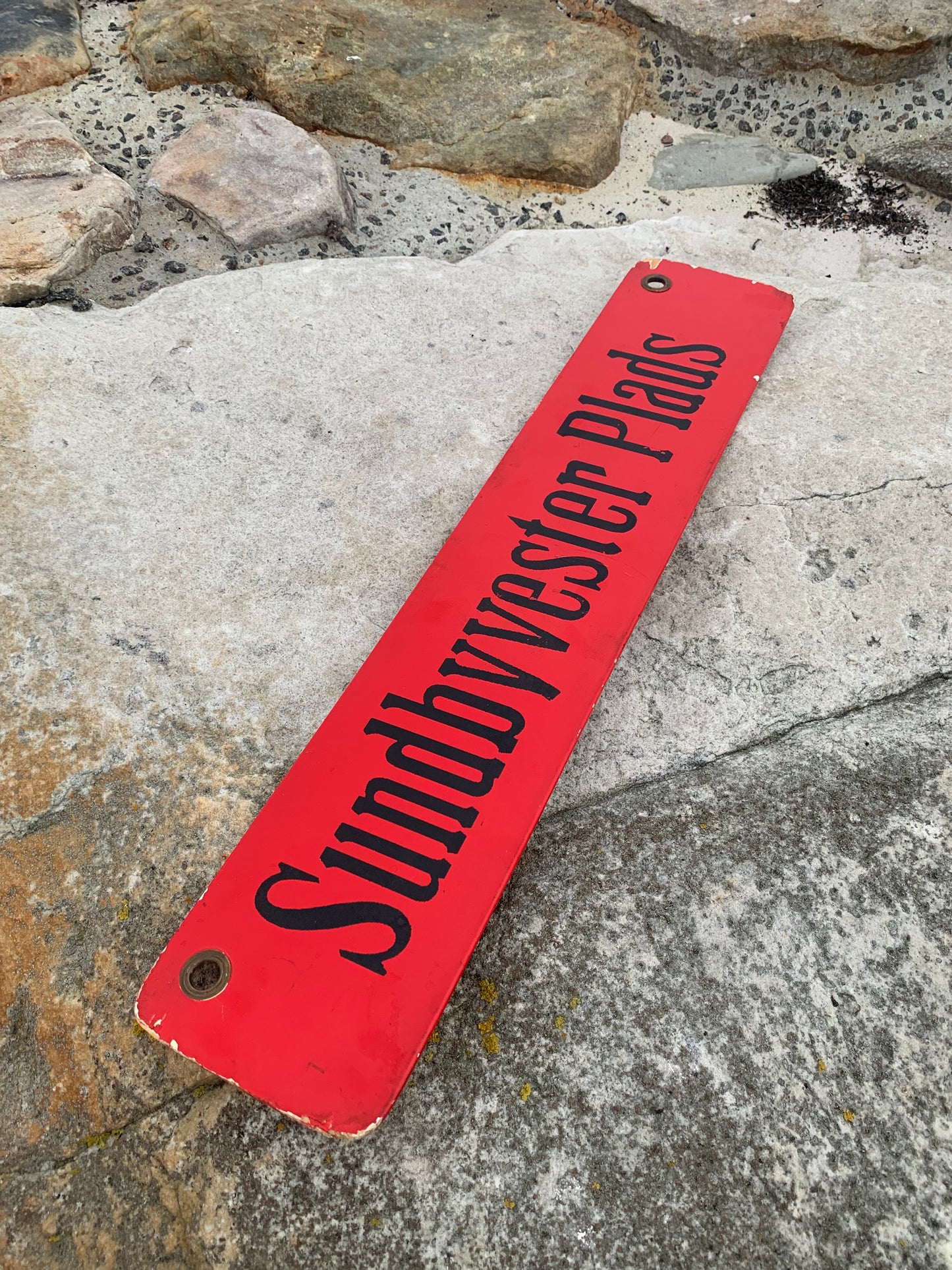 Straßenbahnschild - Sundbyvester Square/Jarmersplads