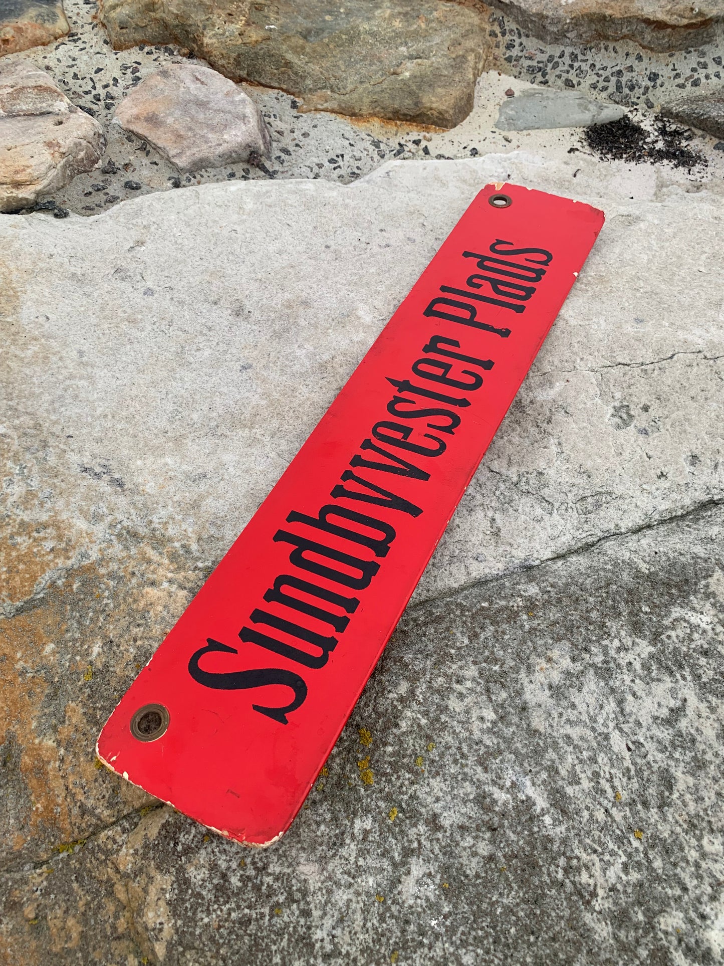Straßenbahnschild - Sundbyvester Square/Jarmersplads