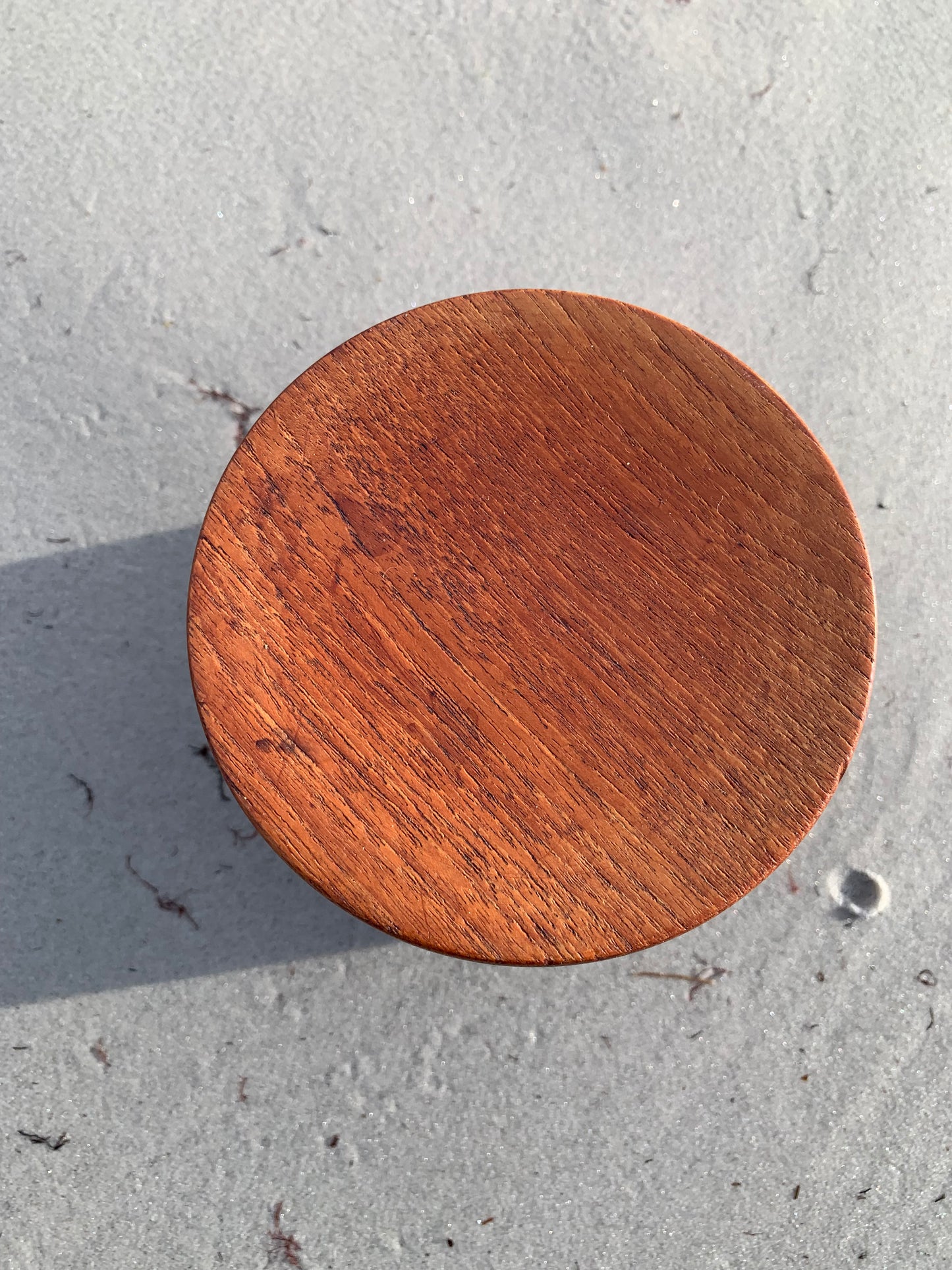 Teakholzdose mit Deckel – dänisches Design