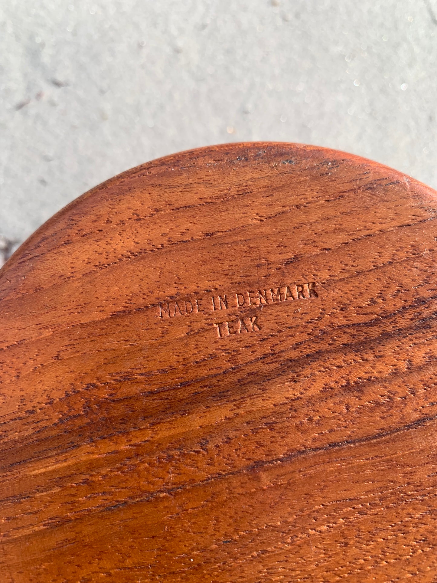 Teakholzdose mit Deckel – dänisches Design