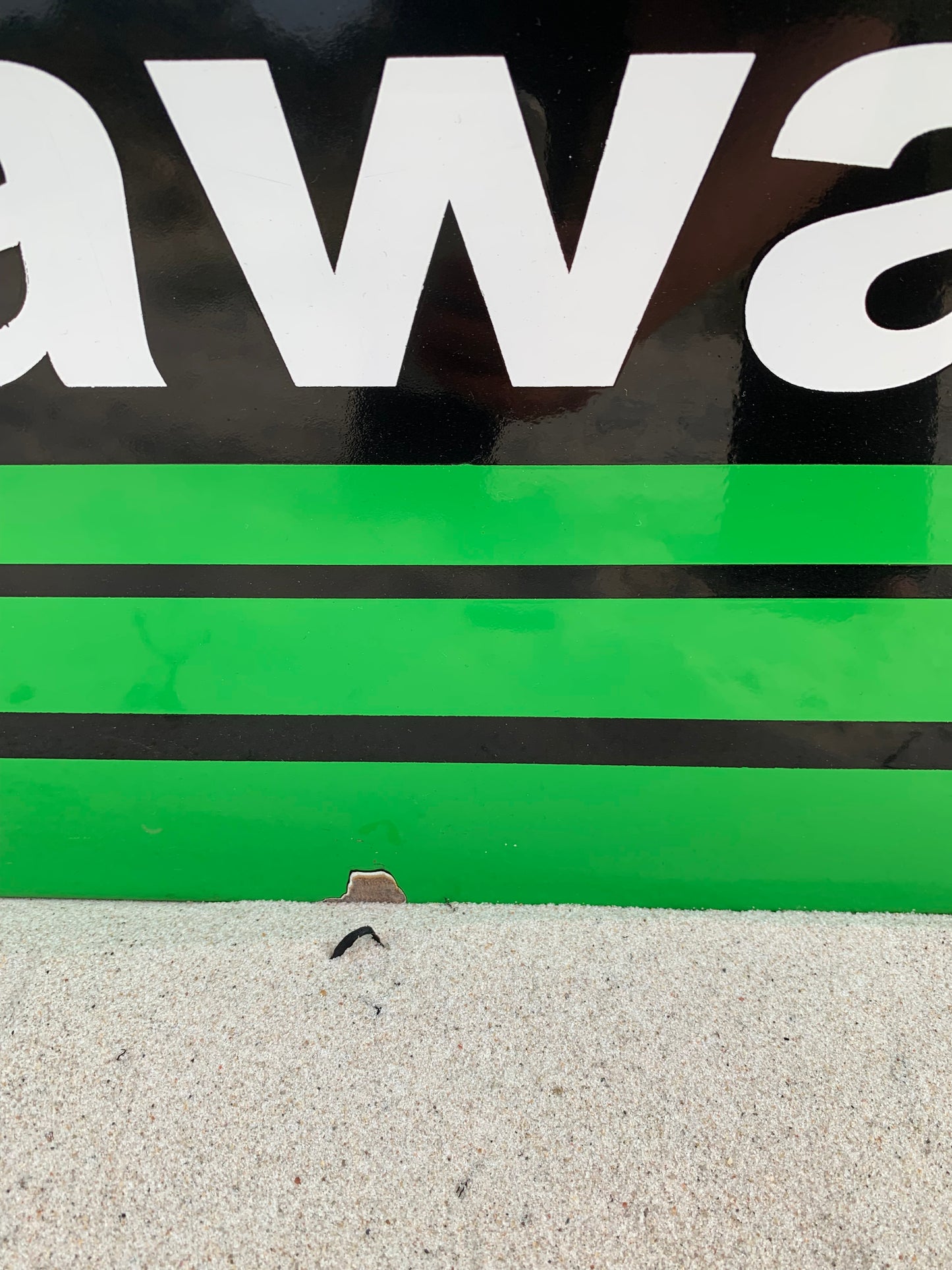 Kawasaki-Emailschild