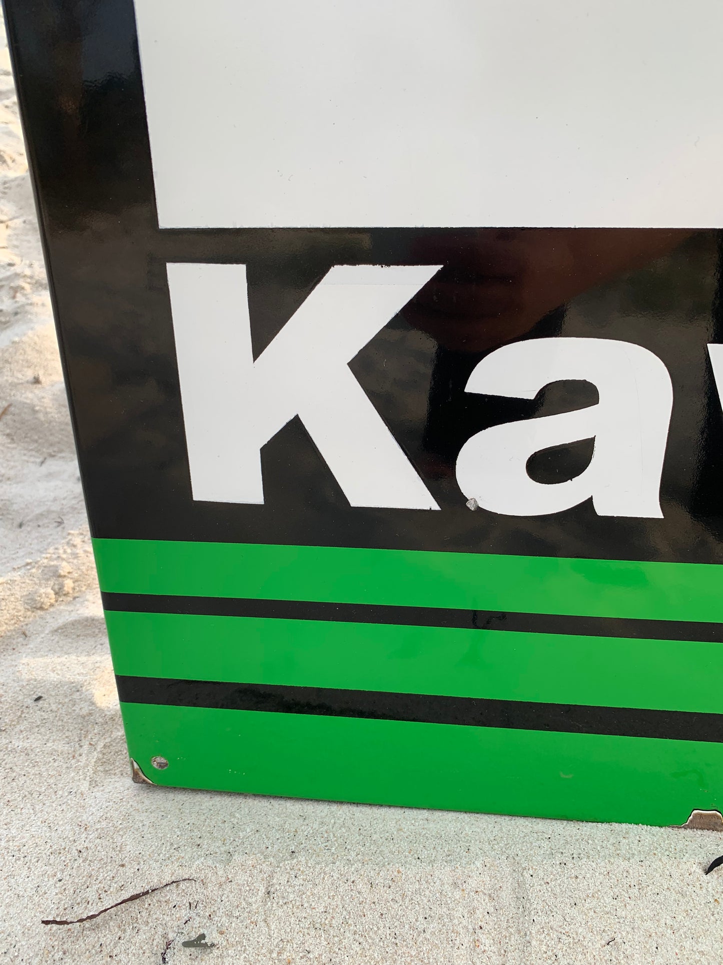 Kawasaki-Emailschild