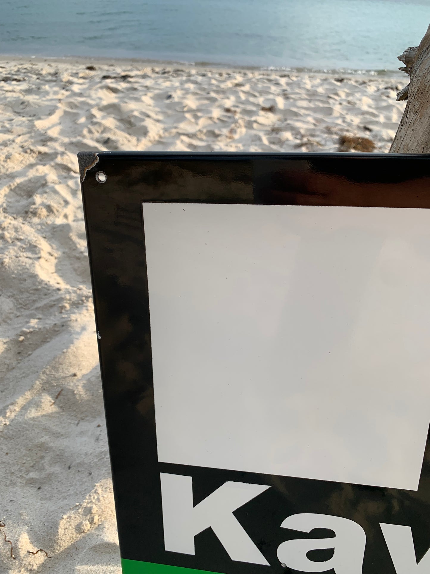 Kawasaki-Emailschild