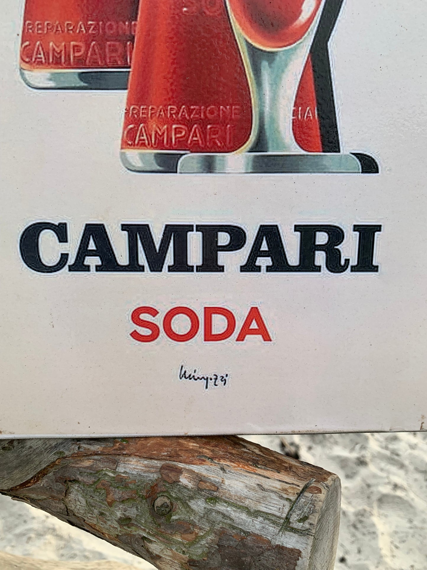 Campari-Werbeschild