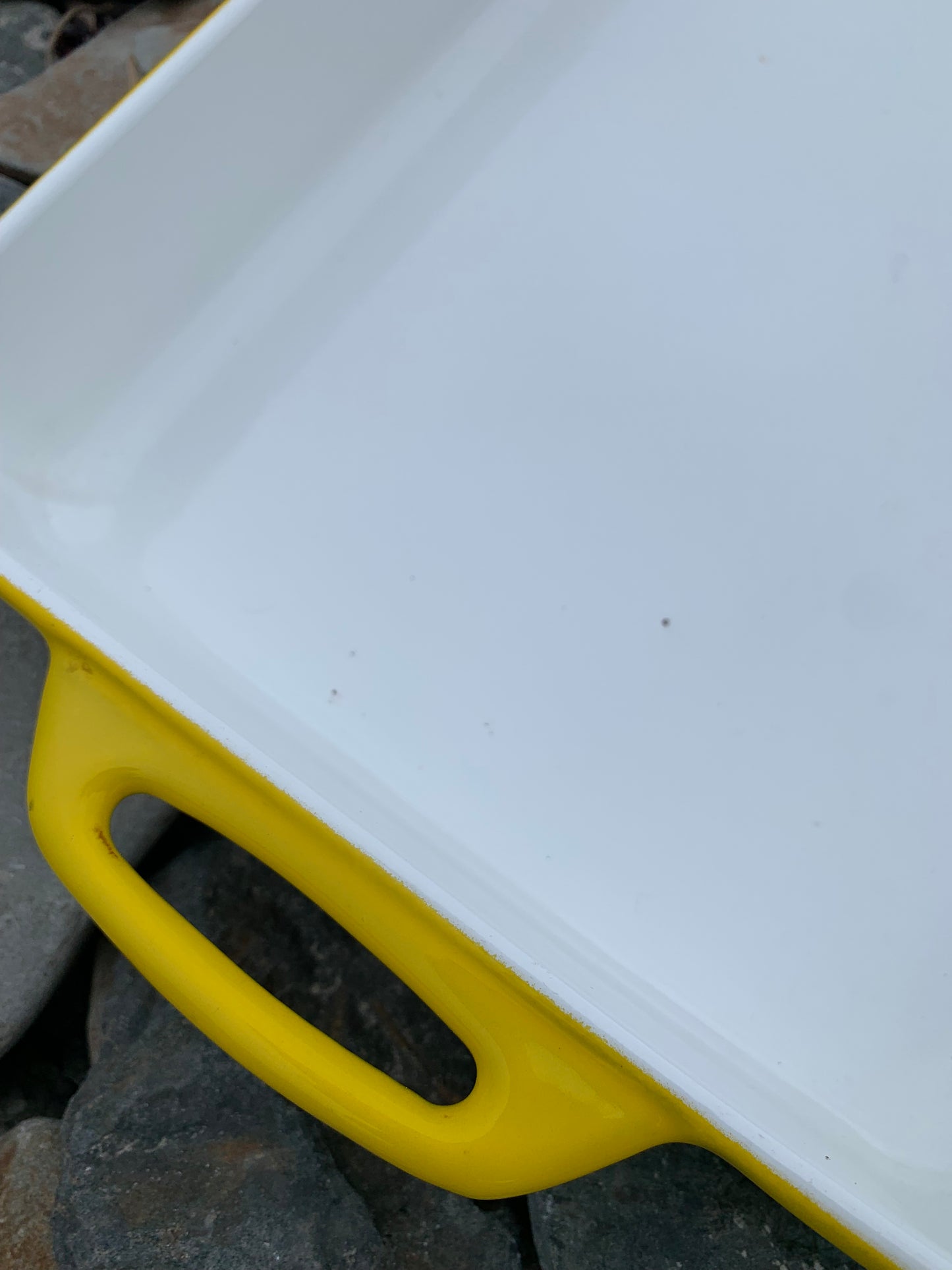 Große Copco-Schale aus Gusseisen mit Emaille