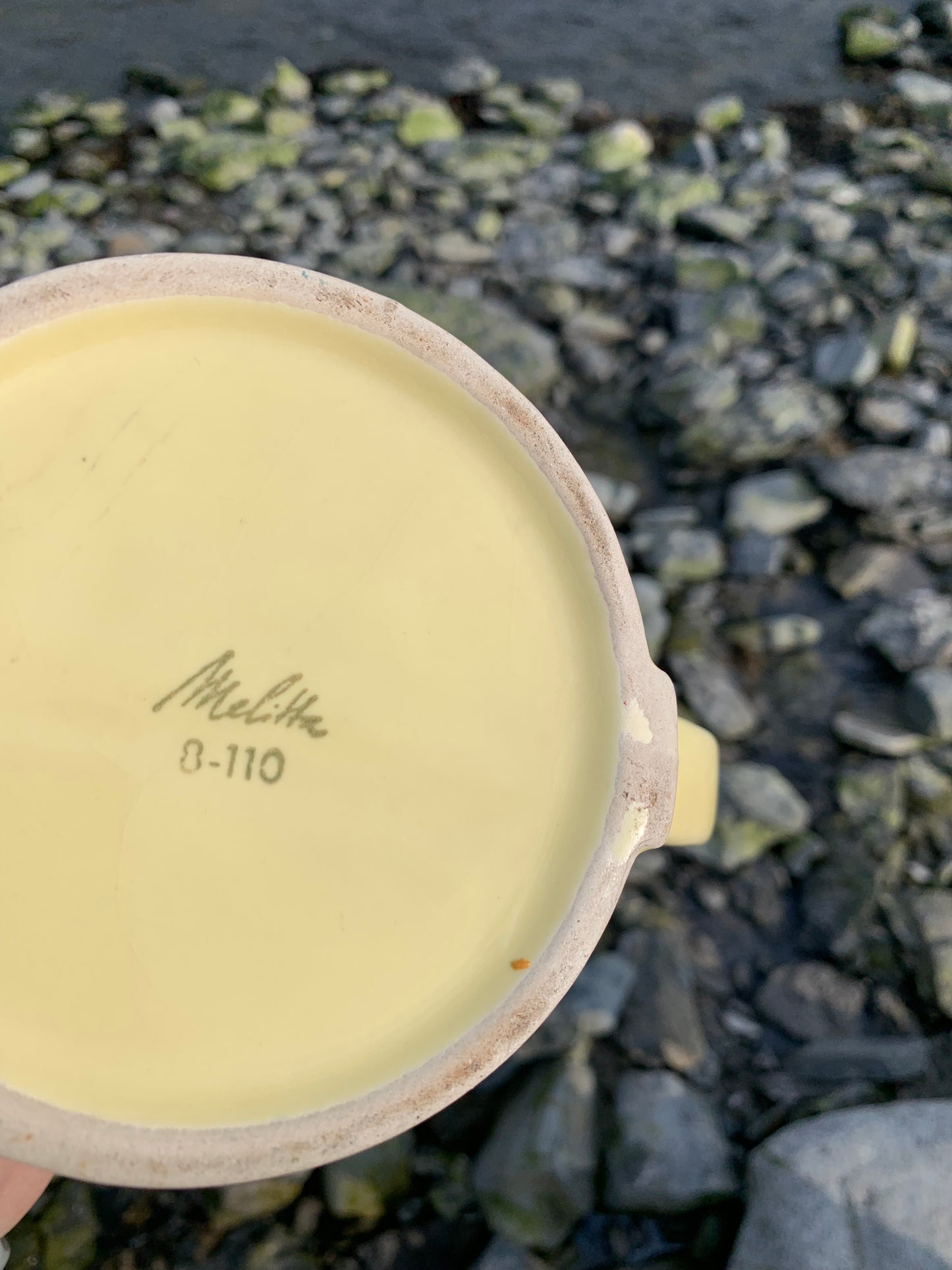 Schöne alte Melitta Porzellankanne