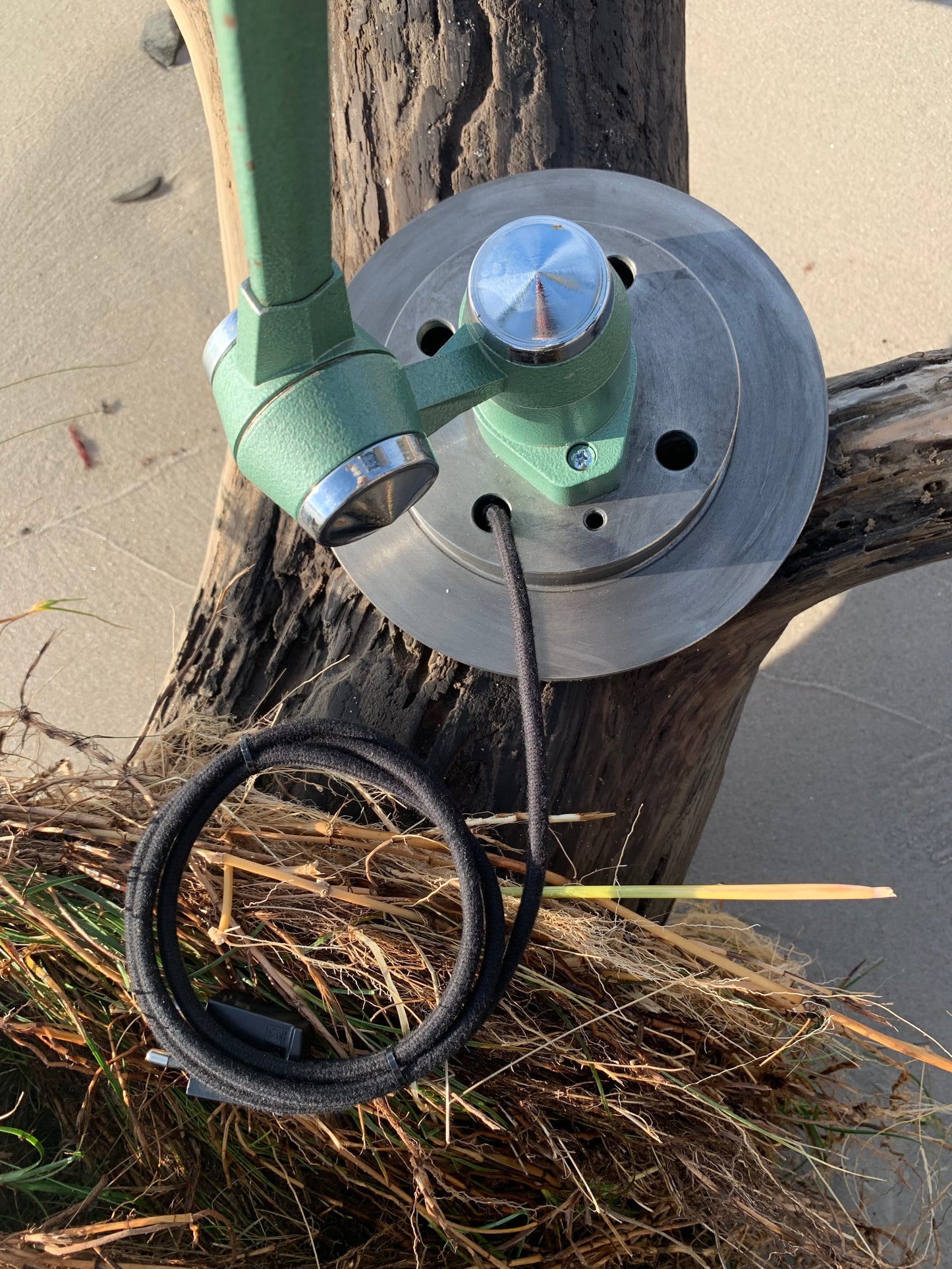 Jieldé Tischlampe - Grüner Hammerlack