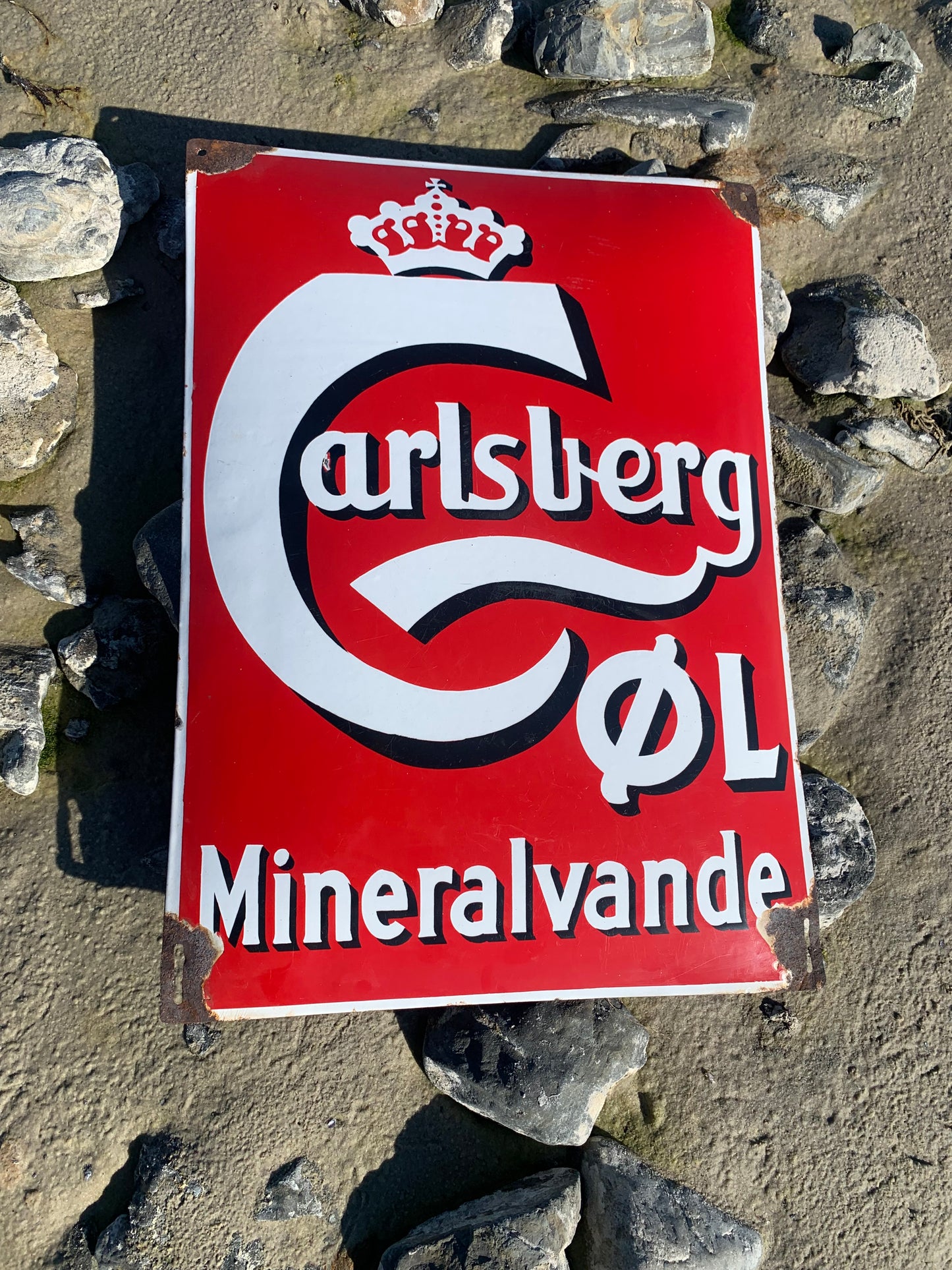 Carlsberg-Emailschild