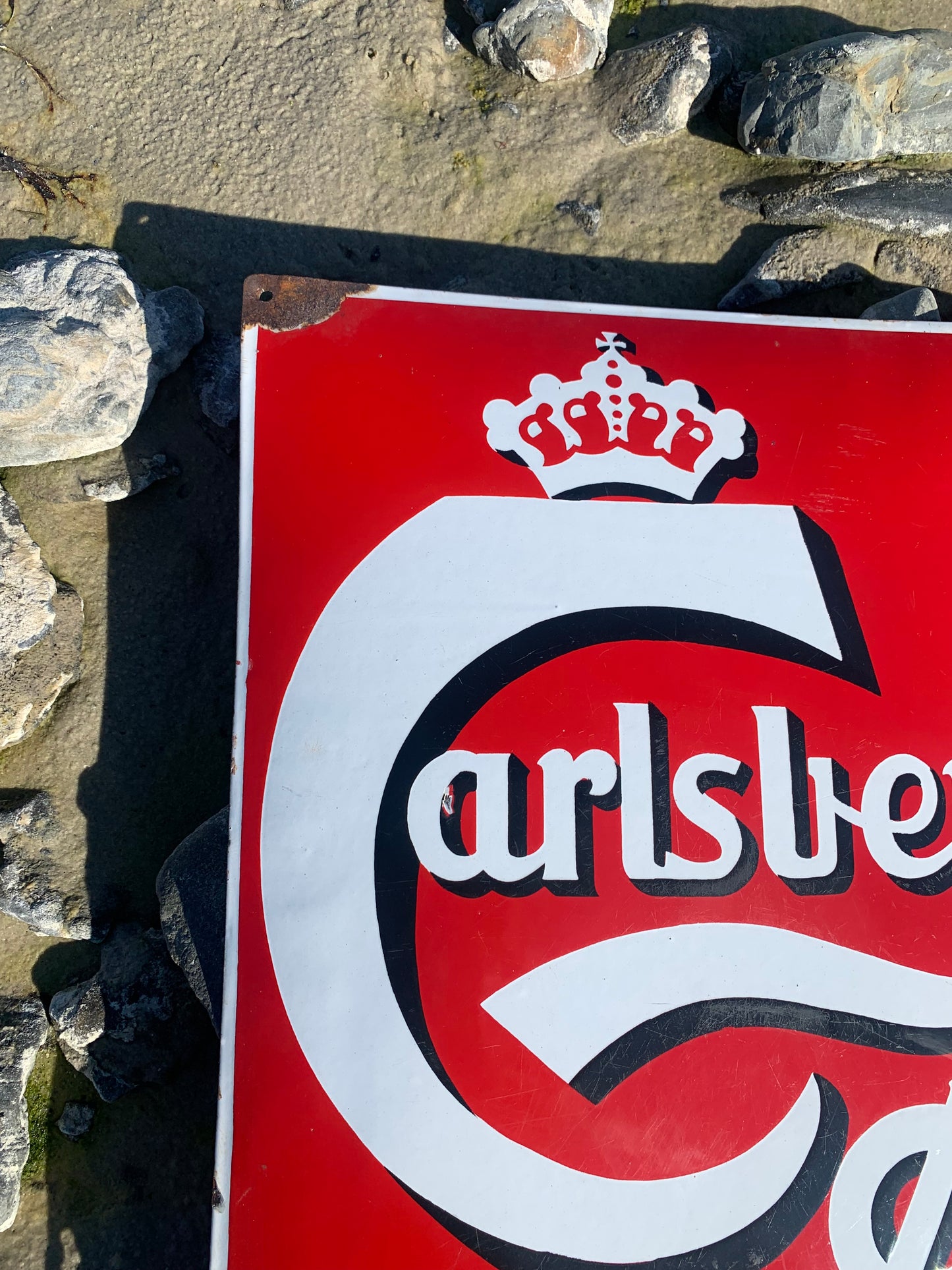Carlsberg-Emailschild