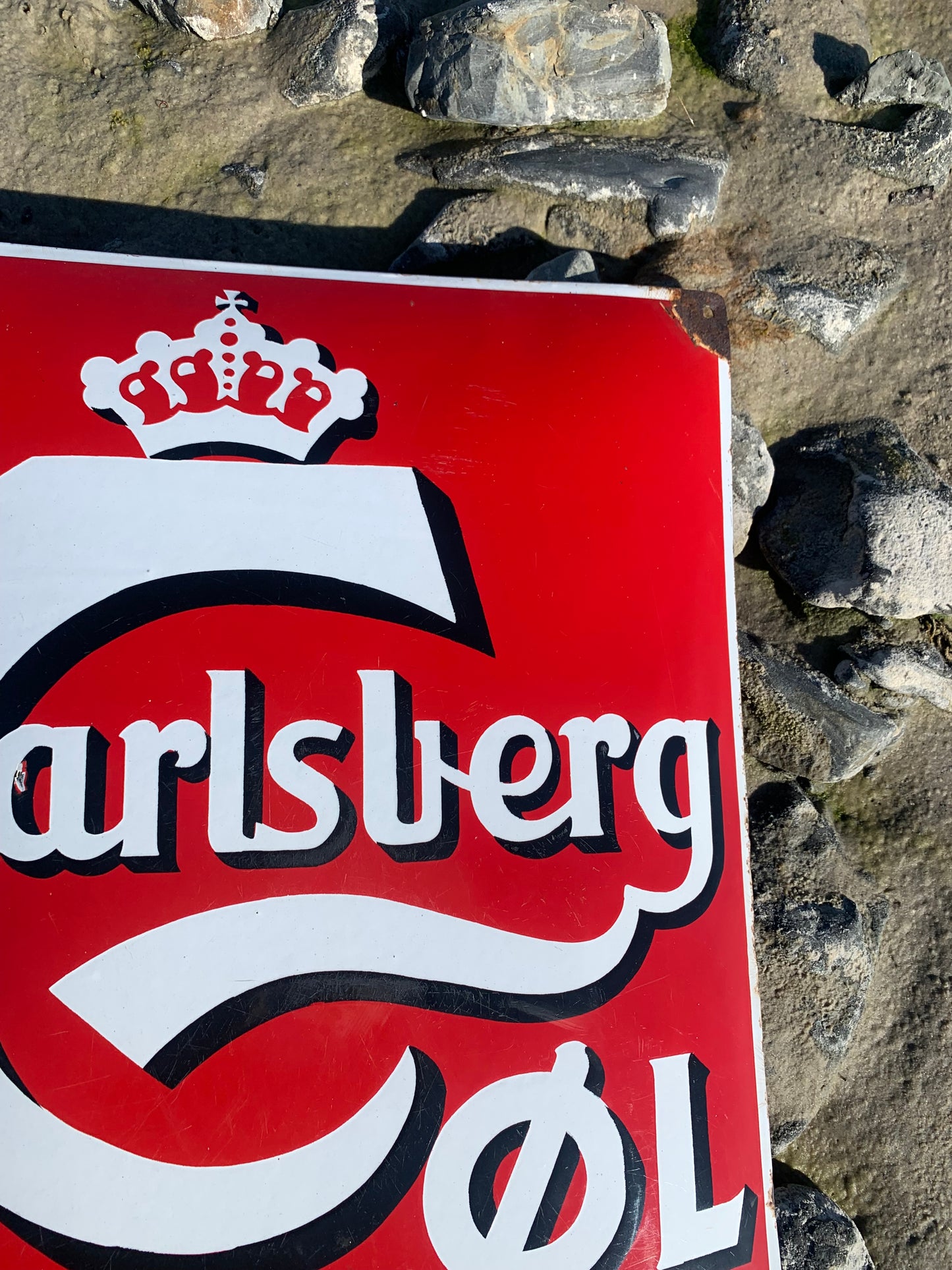 Carlsberg-Emailschild