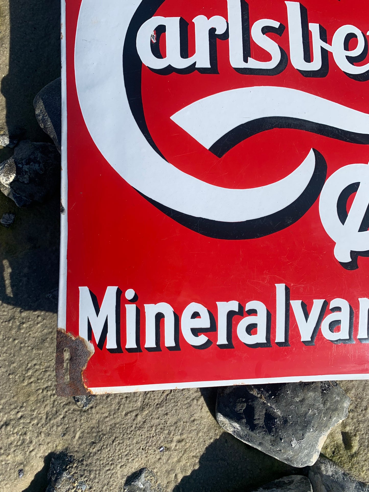 Carlsberg-Emailschild