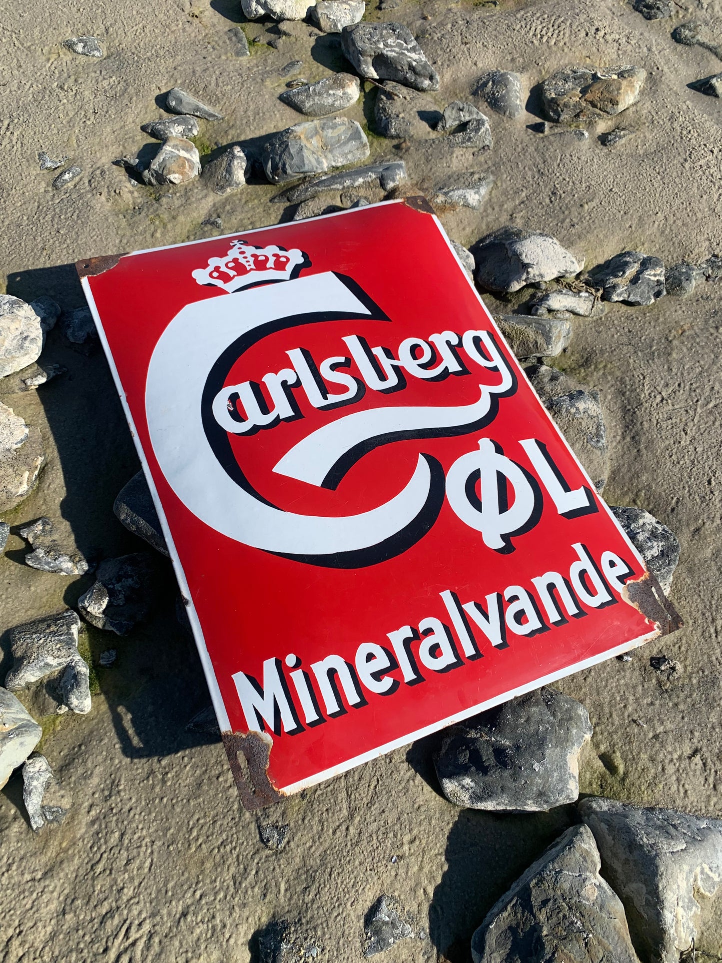 Carlsberg-Emailschild