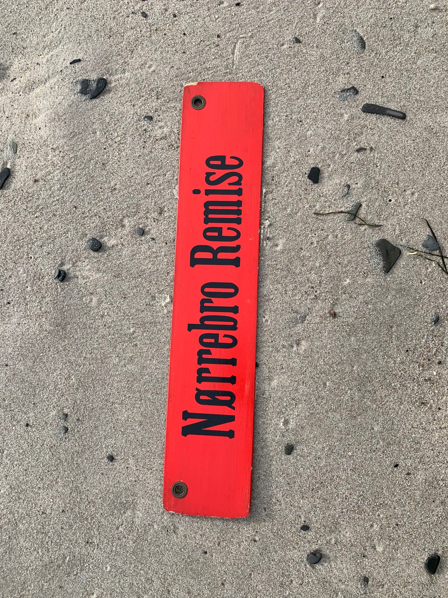 Altes Straßenbahnschild Nr. Fasanvej/Nørrebro Remise