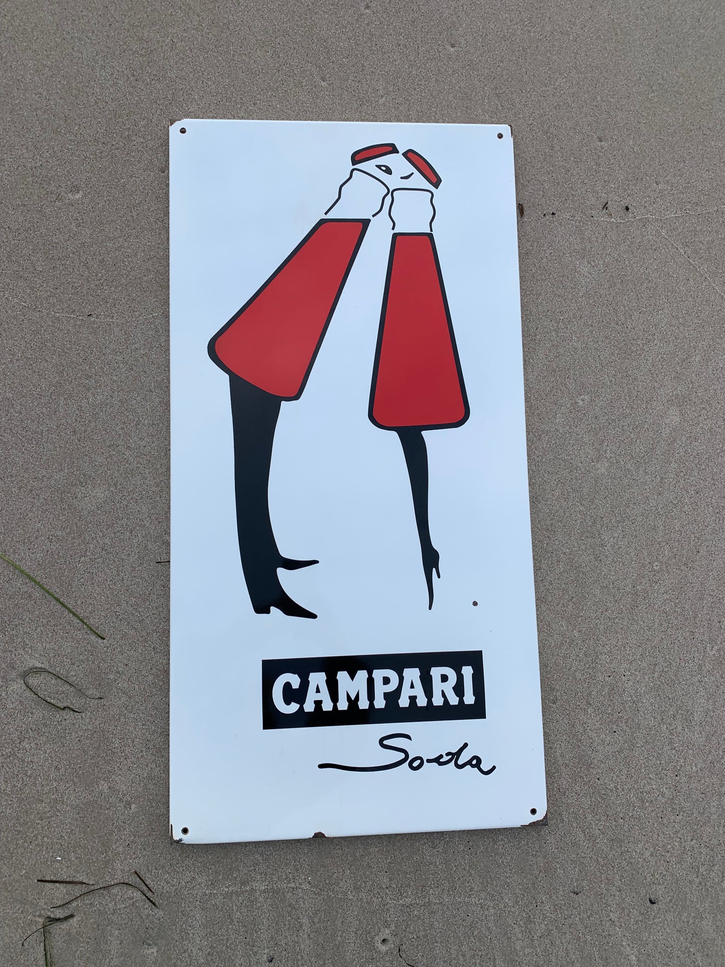 Campari-Emailschild