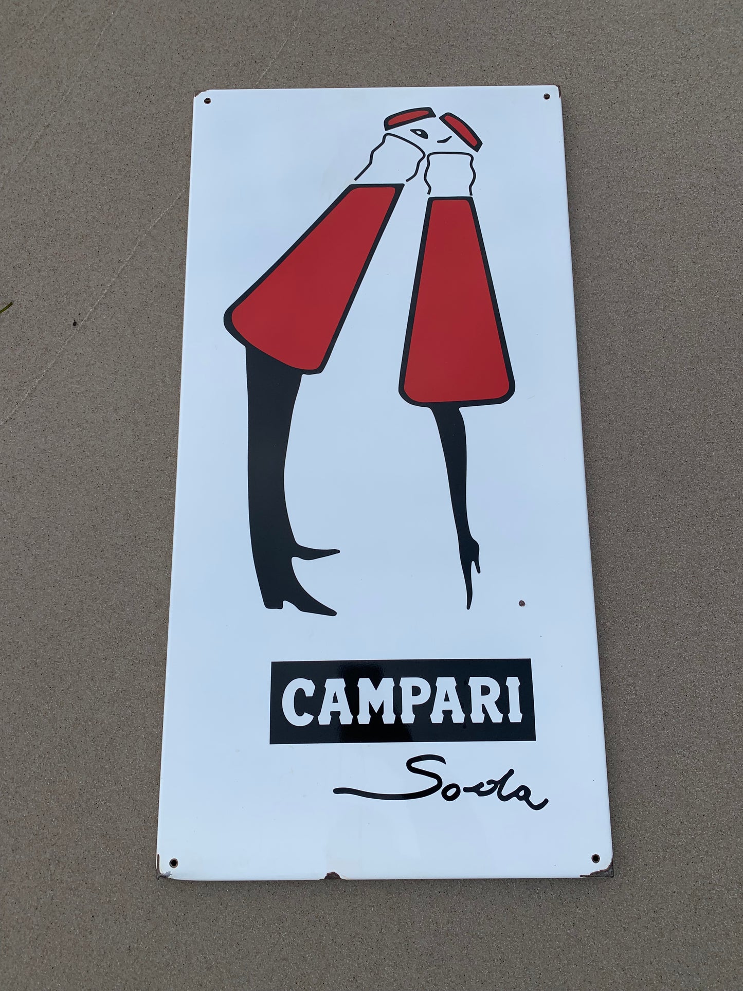 Campari-Emailschild