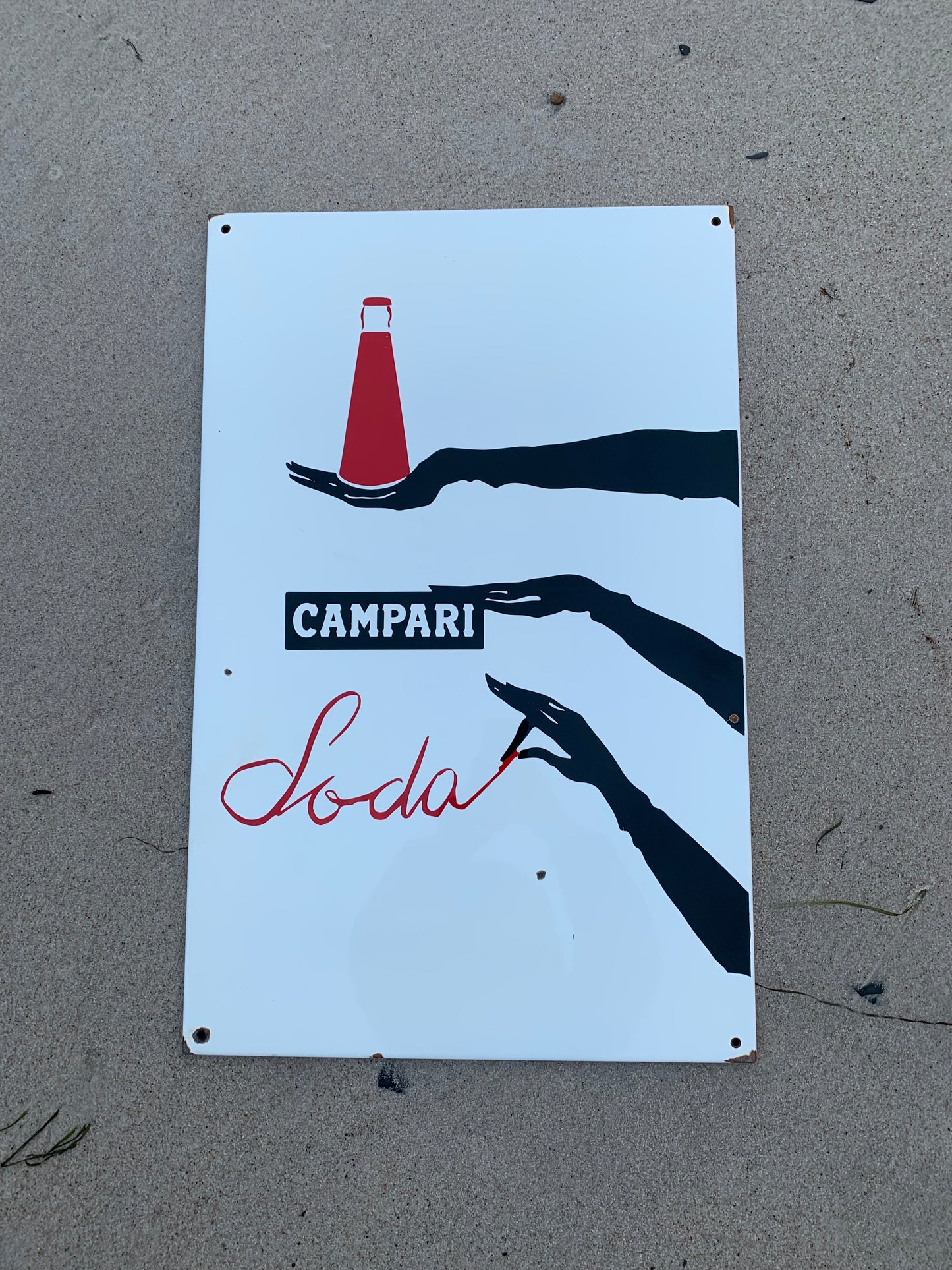 Campari-Emailschild
