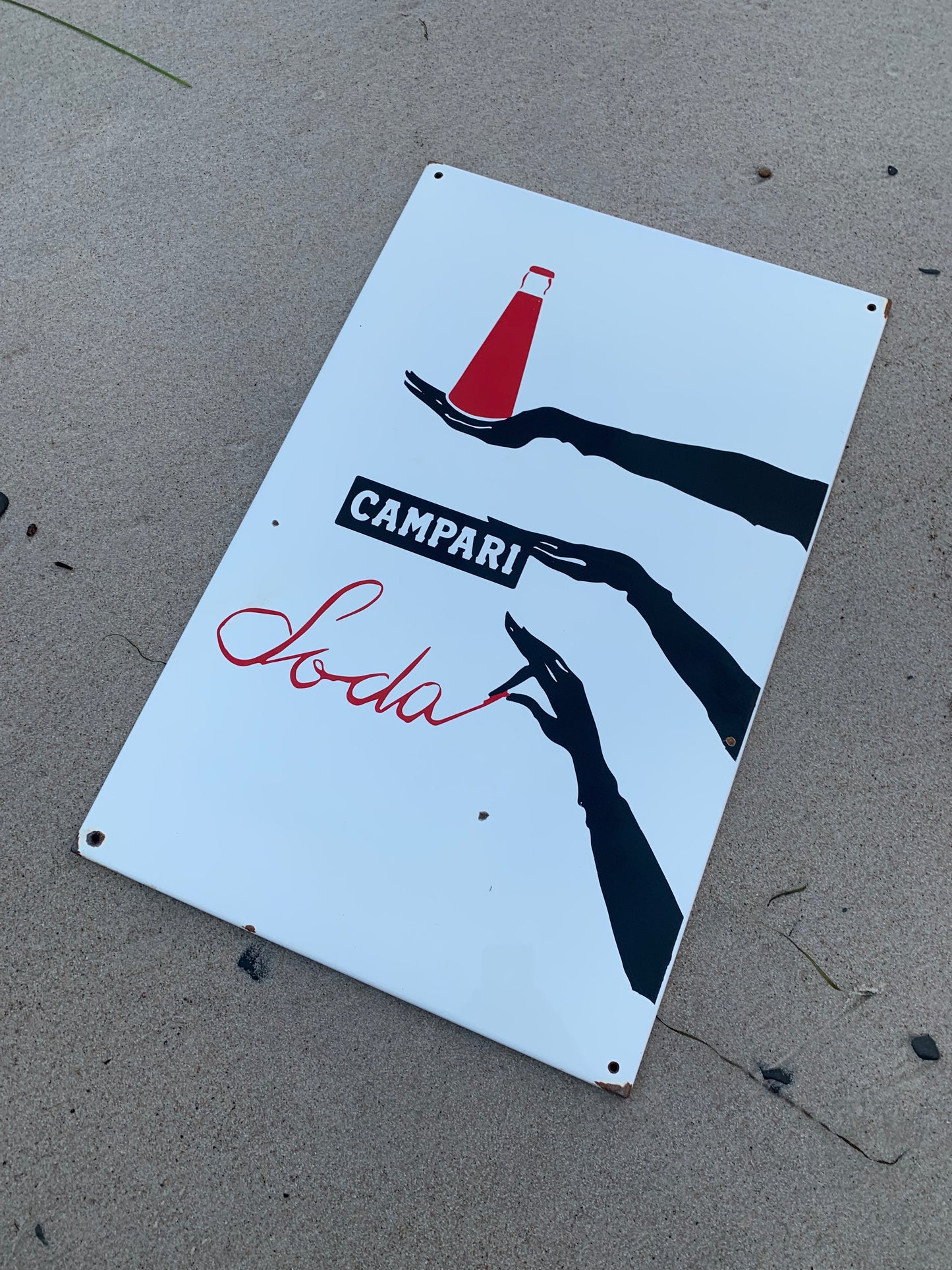 Campari-Emailschild