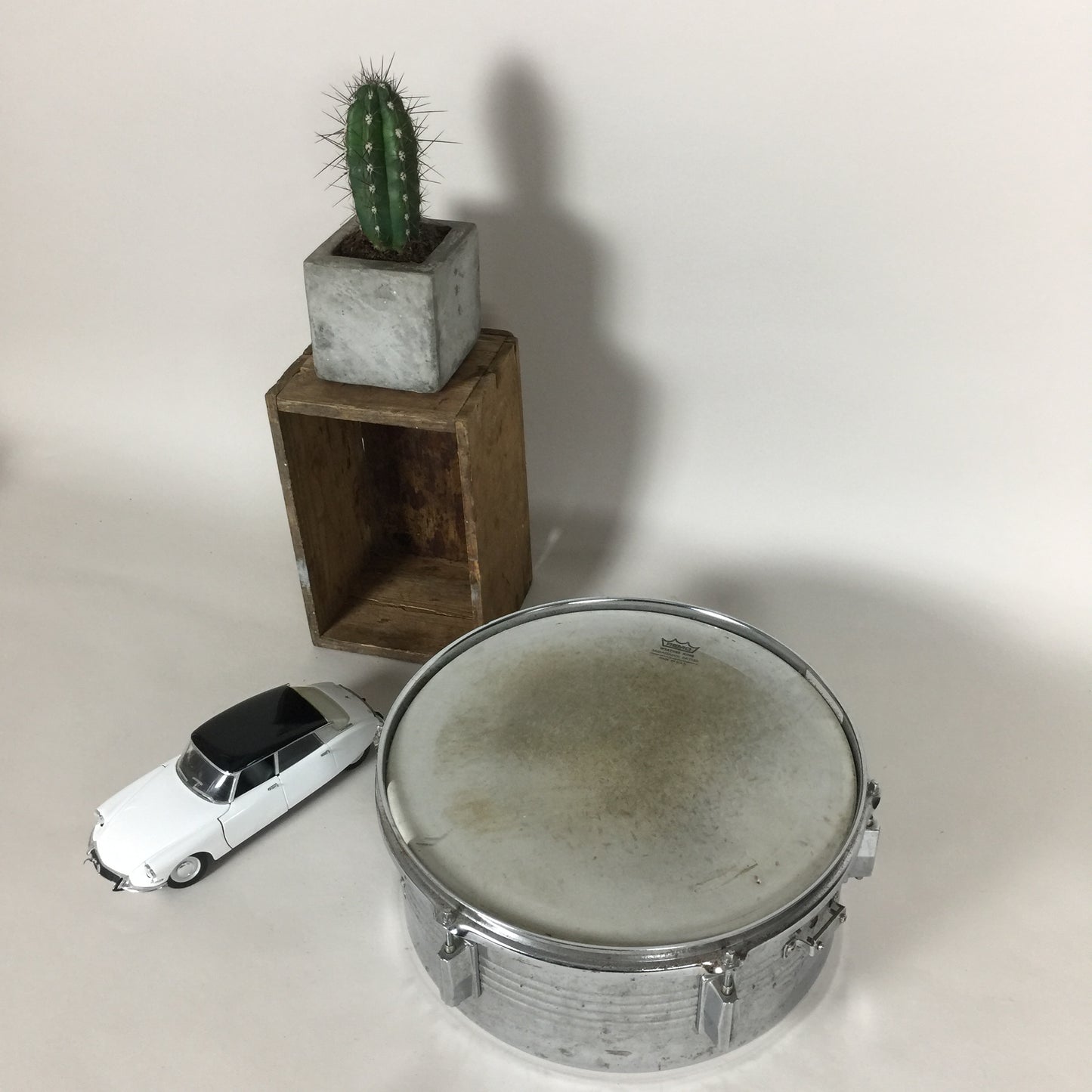 Rohe und dekorative Trommel