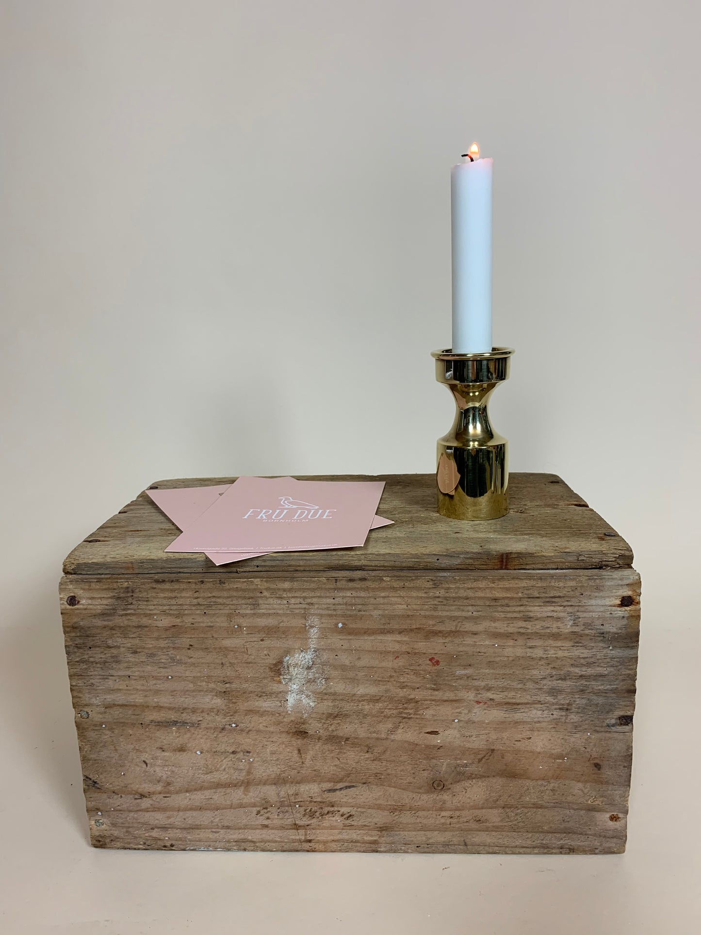 Kerzenhalter aus Messing - klein