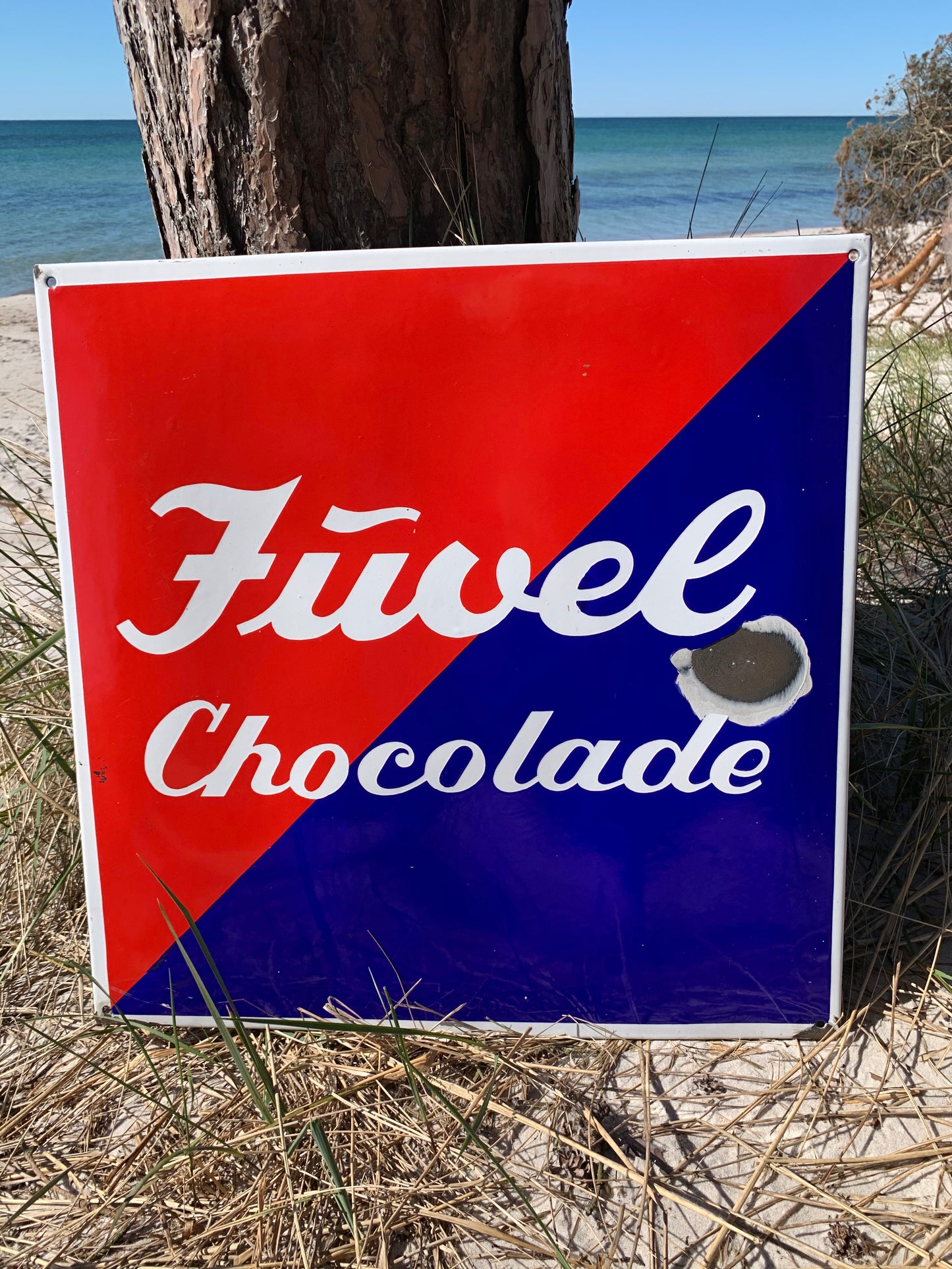 Schönes altes Schild für den Schokoladenliebhaber