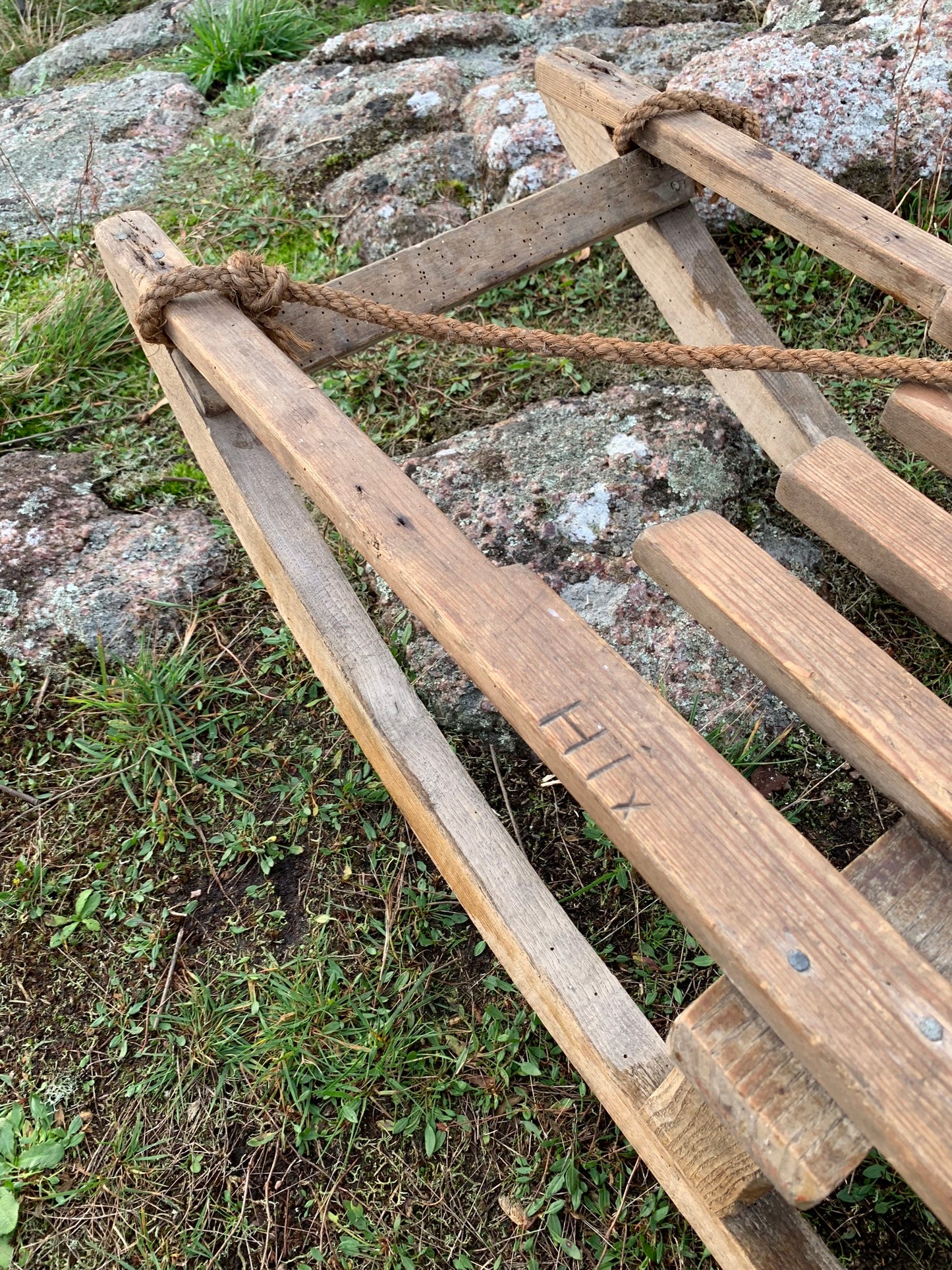 Schlitten aus Holz