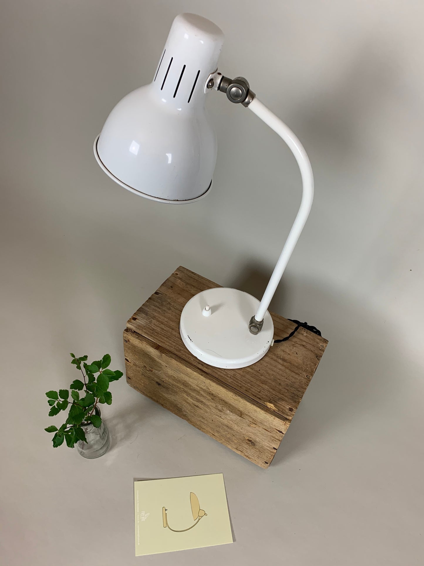 Vintage Lampe - Weiß
