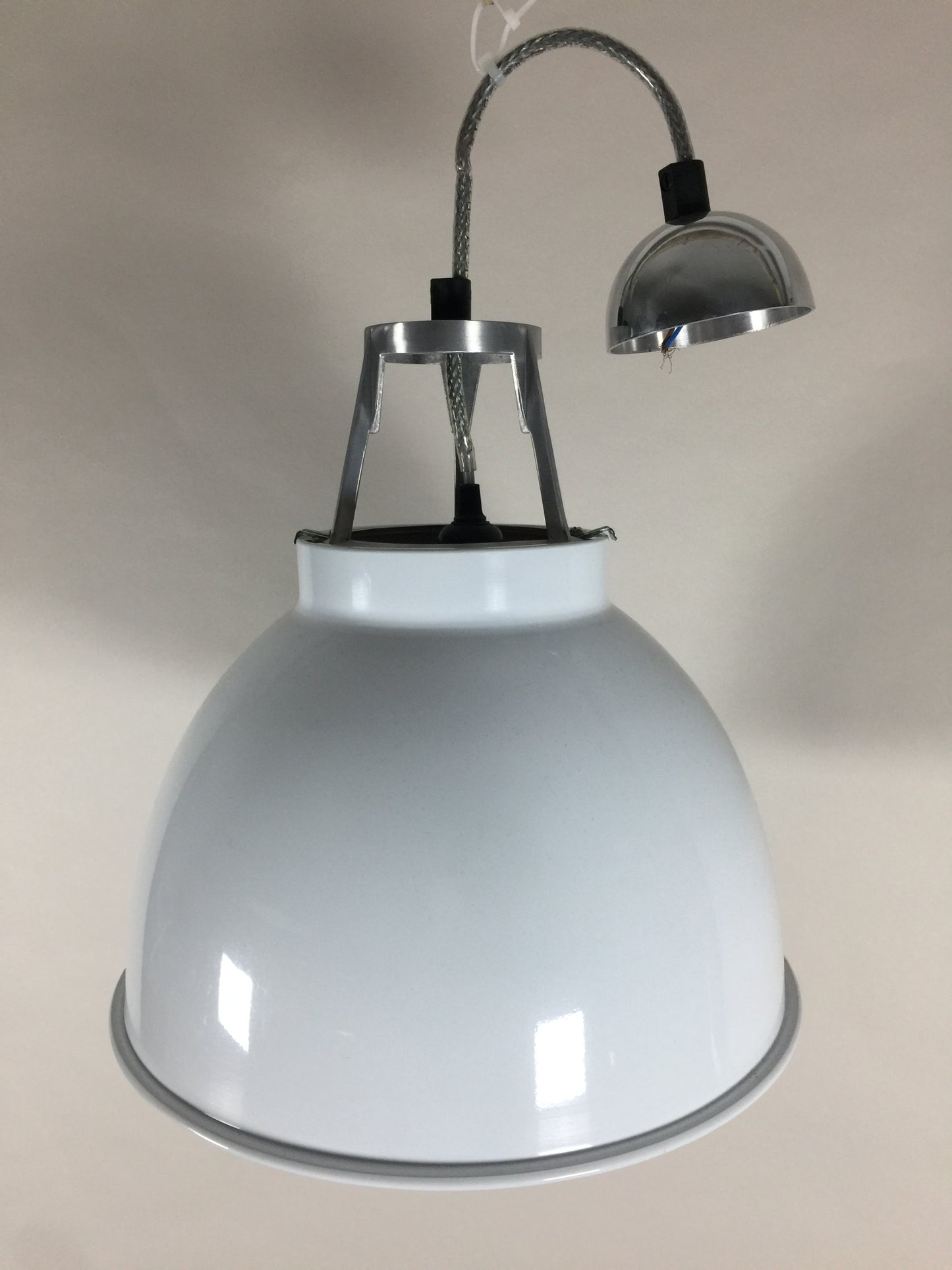 Original BTC Lampe - Titanweiß mit Gold