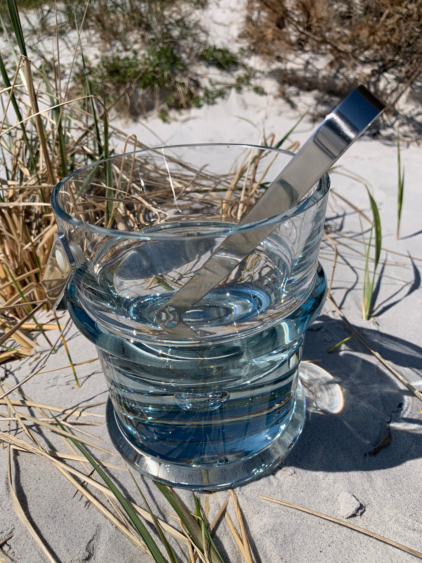 Holmegaard Eiskübel mit Stelton-Zange