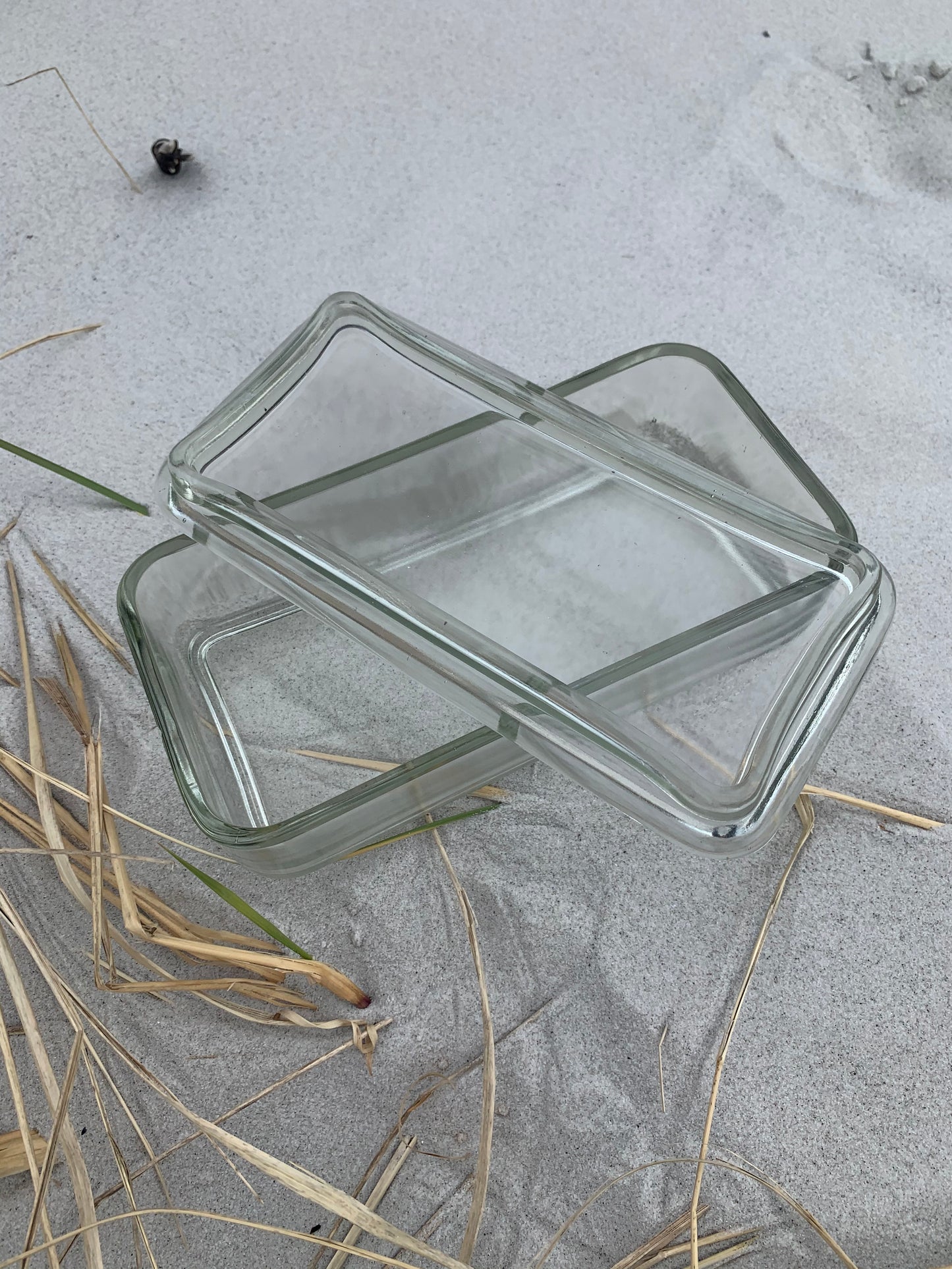 Glas mit Deckel