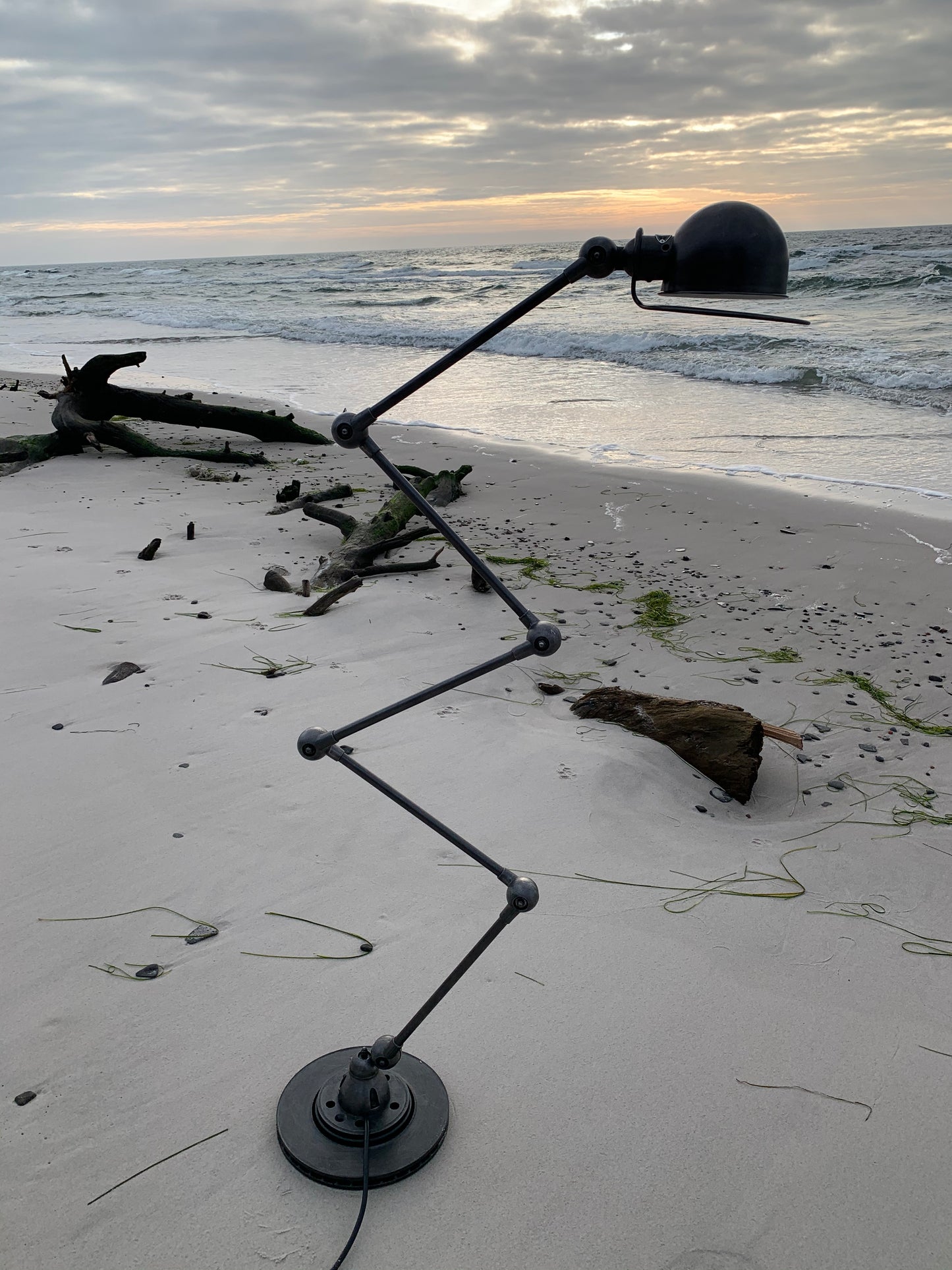 Jieldé Stehlampe mit 5 Armen - Dunkler Stahl