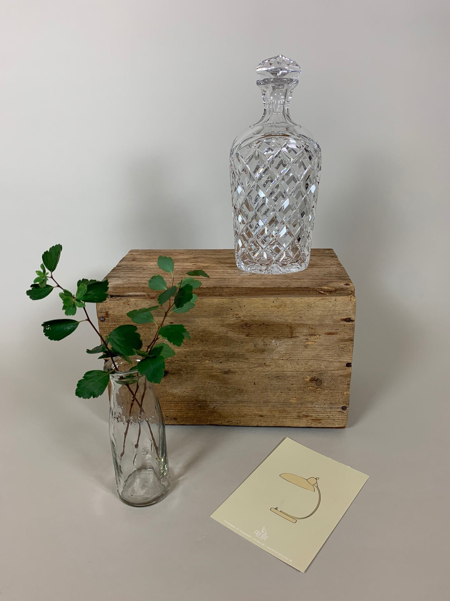 Karaffe mit Glasstopfen