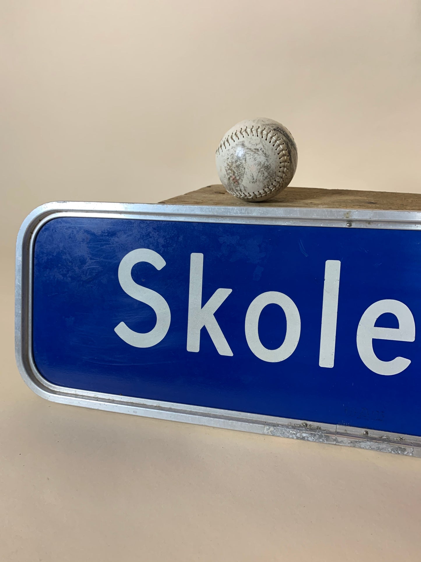 Straßenschild - Skolevej