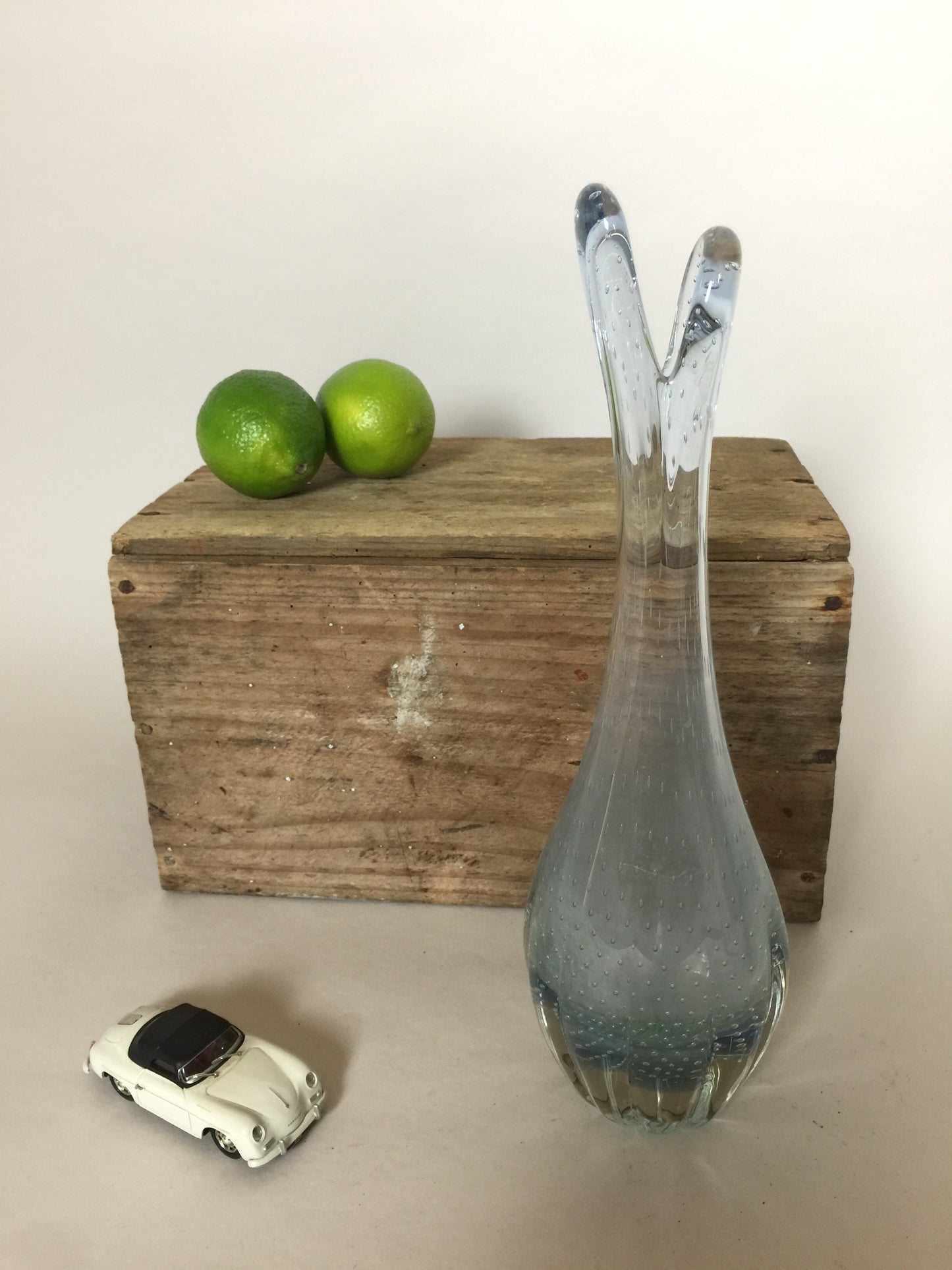 Alte Schnabelvase von Holmegaard