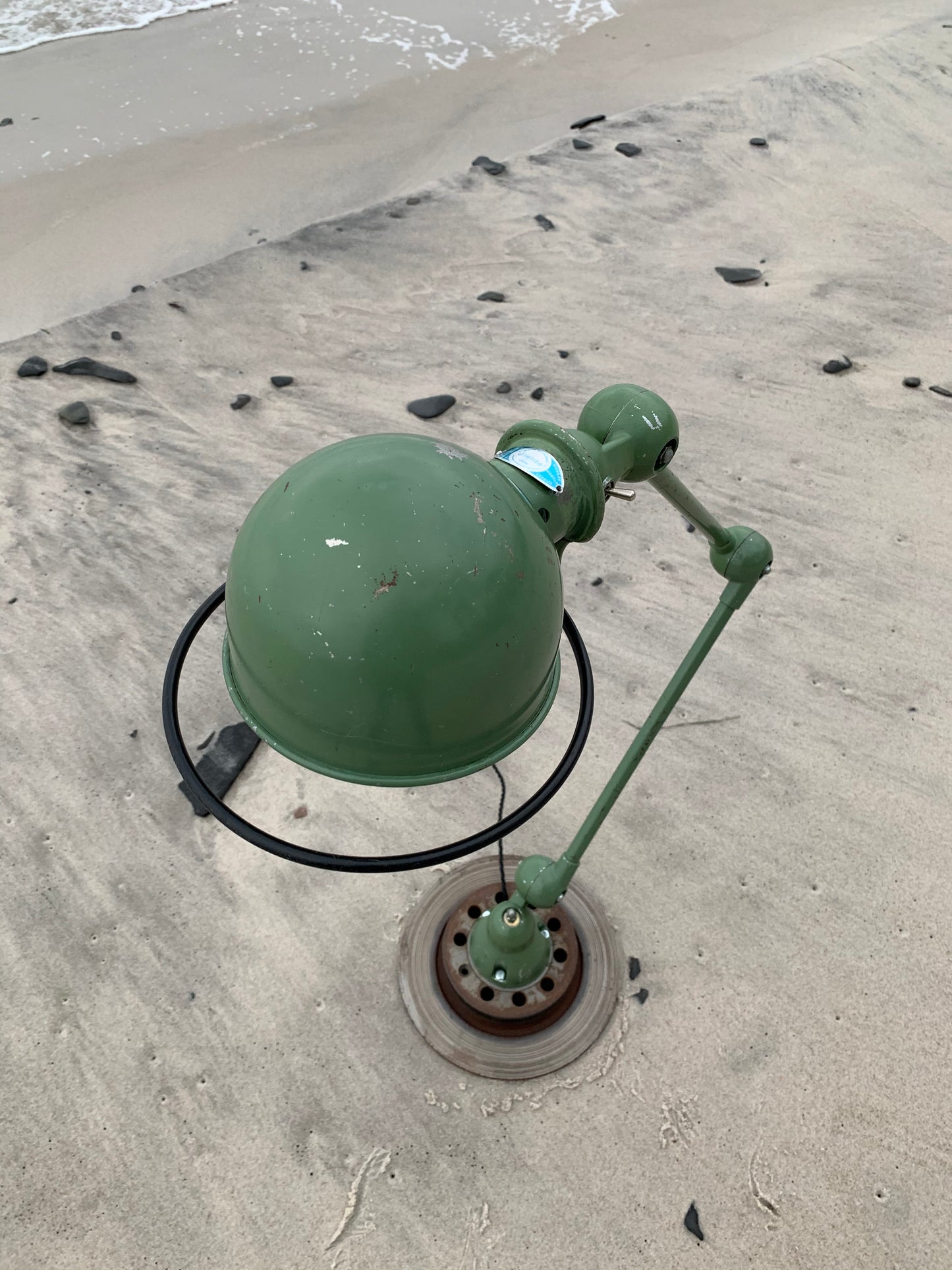 Jieldé Tisch-/Wandlampe mit zwei Armen - Grün