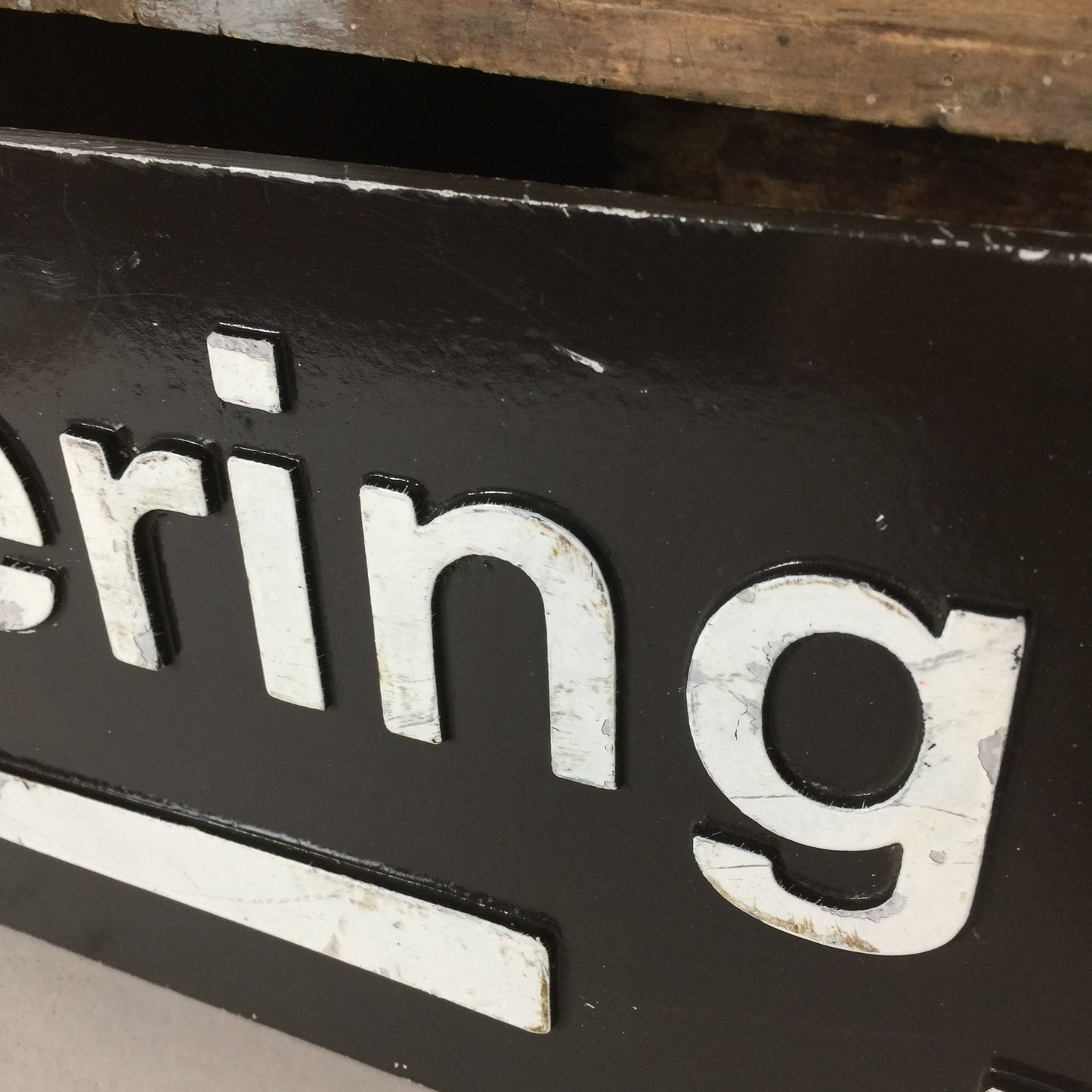 Schönes altes Schild
