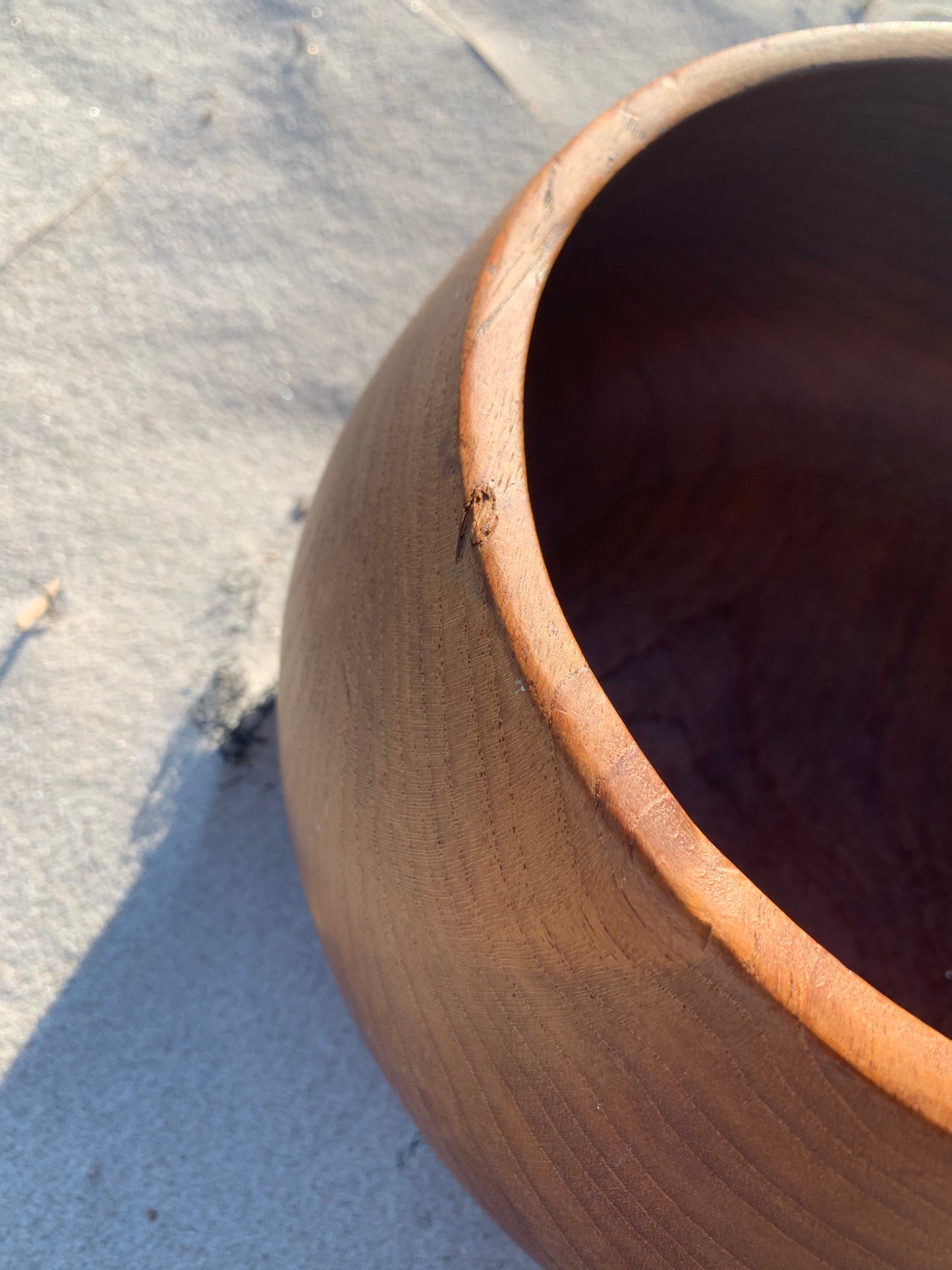 Schöne Holzschale
