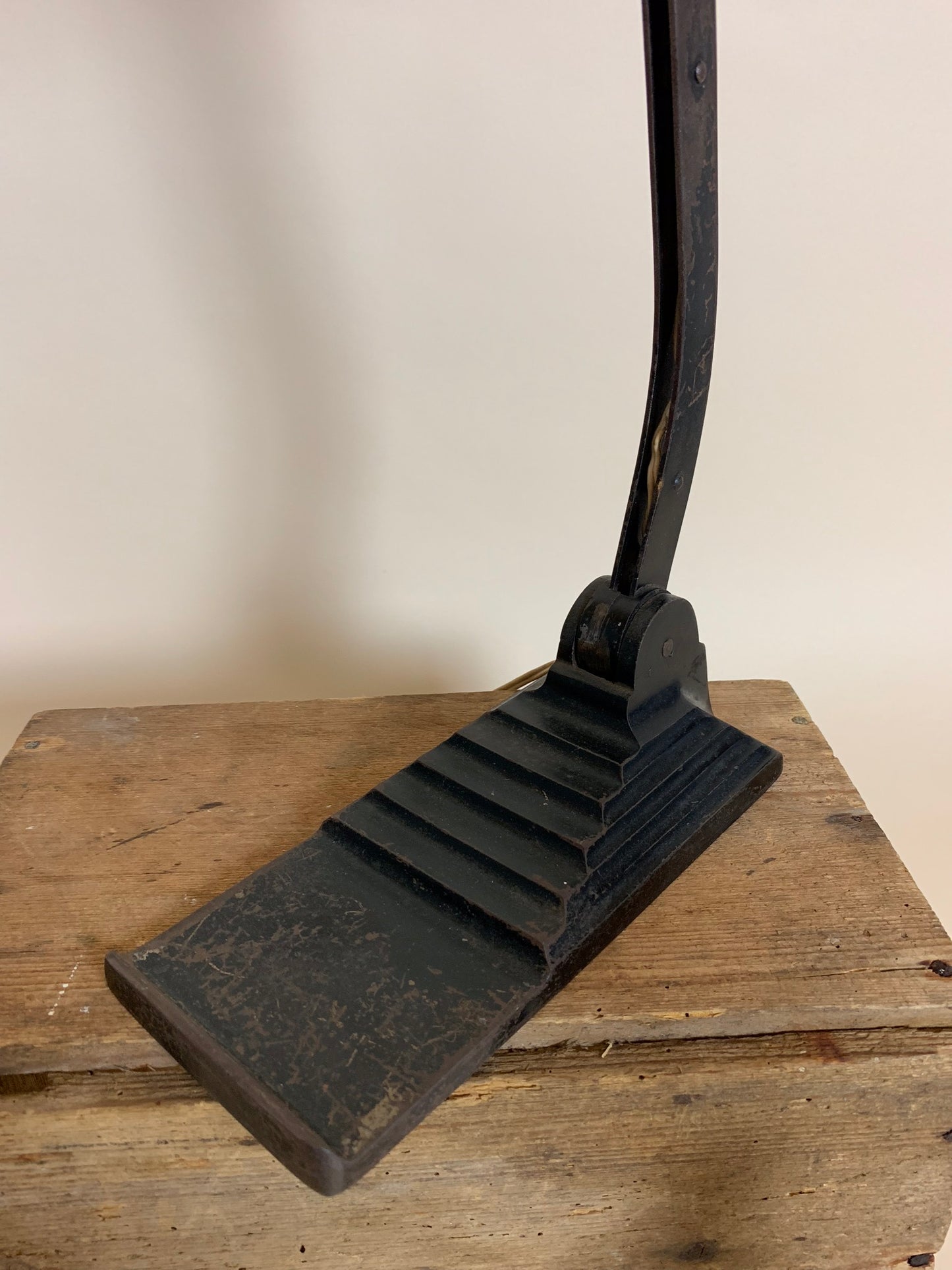 Alte Erpe Schreibtischlampe aus Belgien