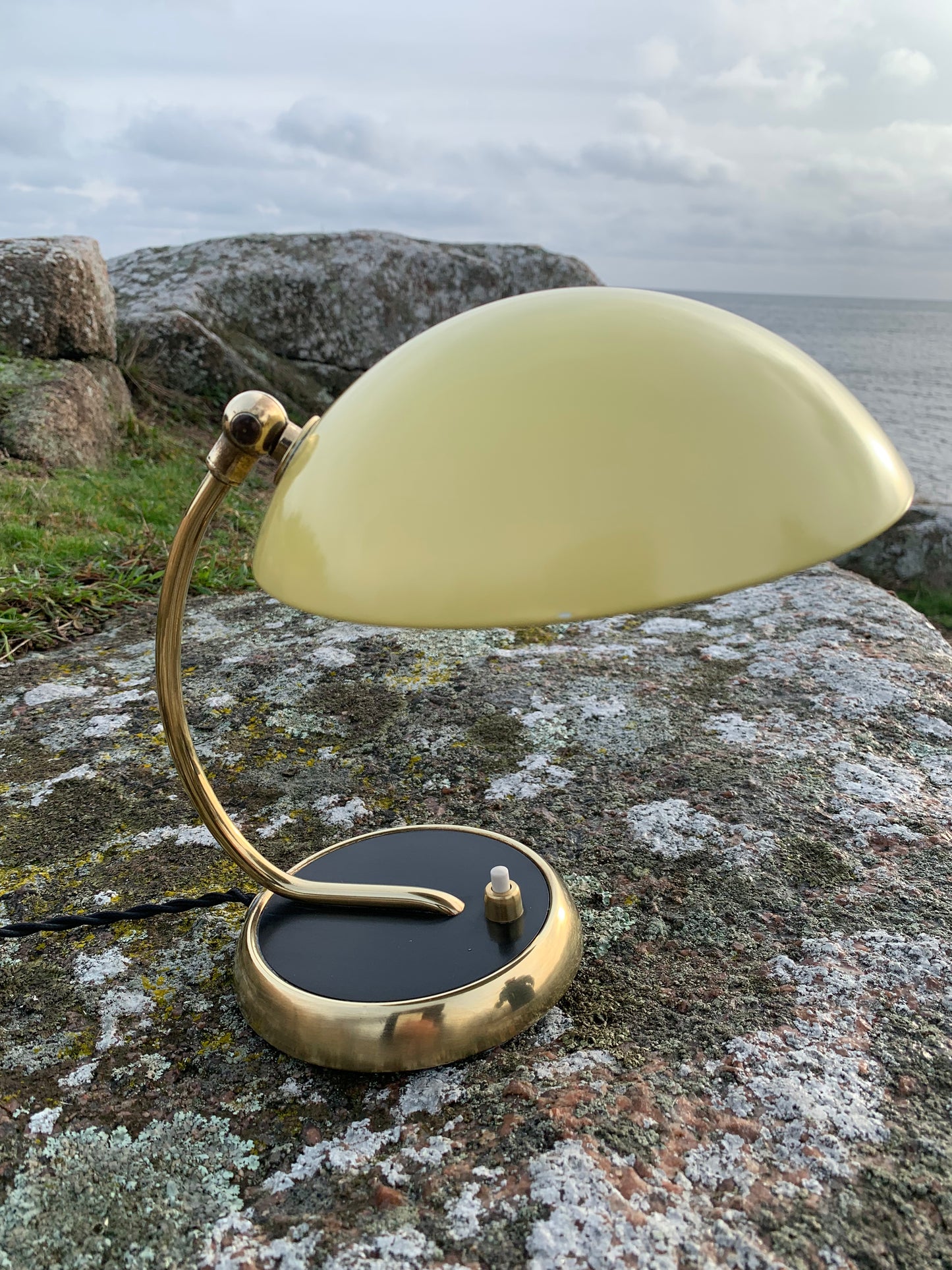 Helo Vintage Lampe - Gelb