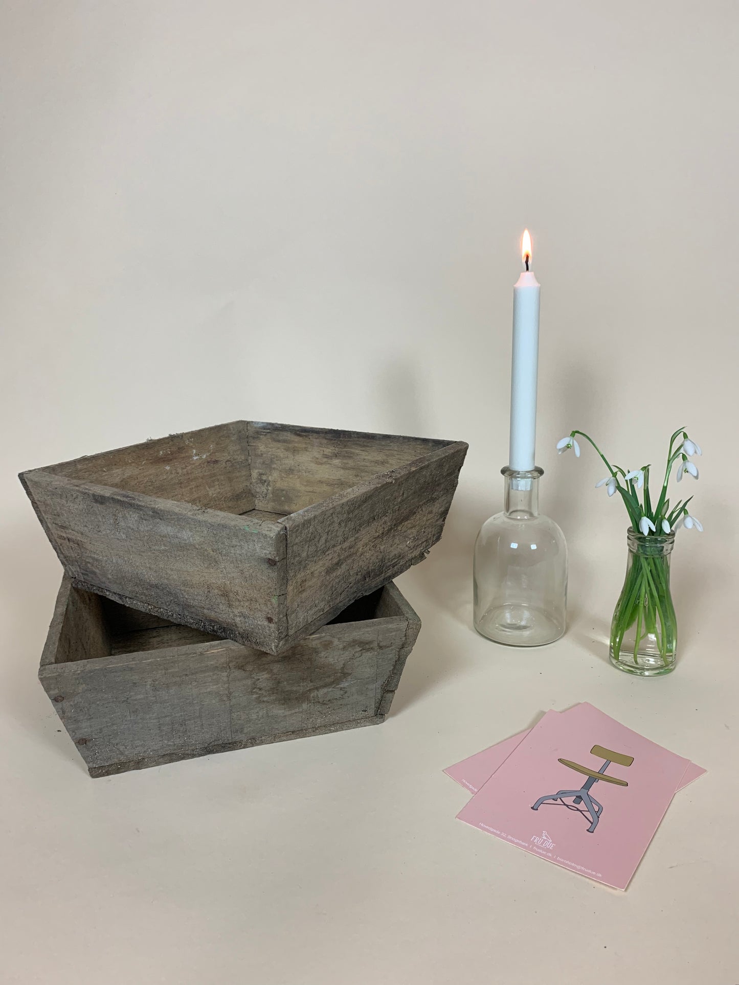 Dekorative Holzkiste - Der Preis gilt pro STCK.