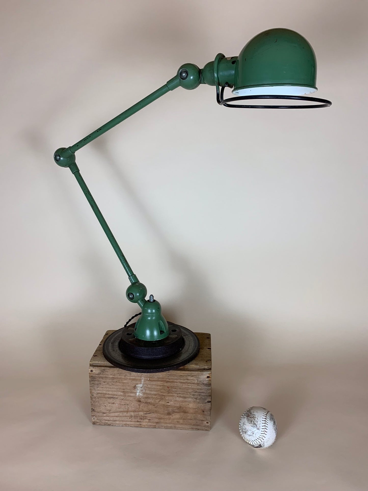 Jieldé Lampe in Grün für Wand oder Tisch