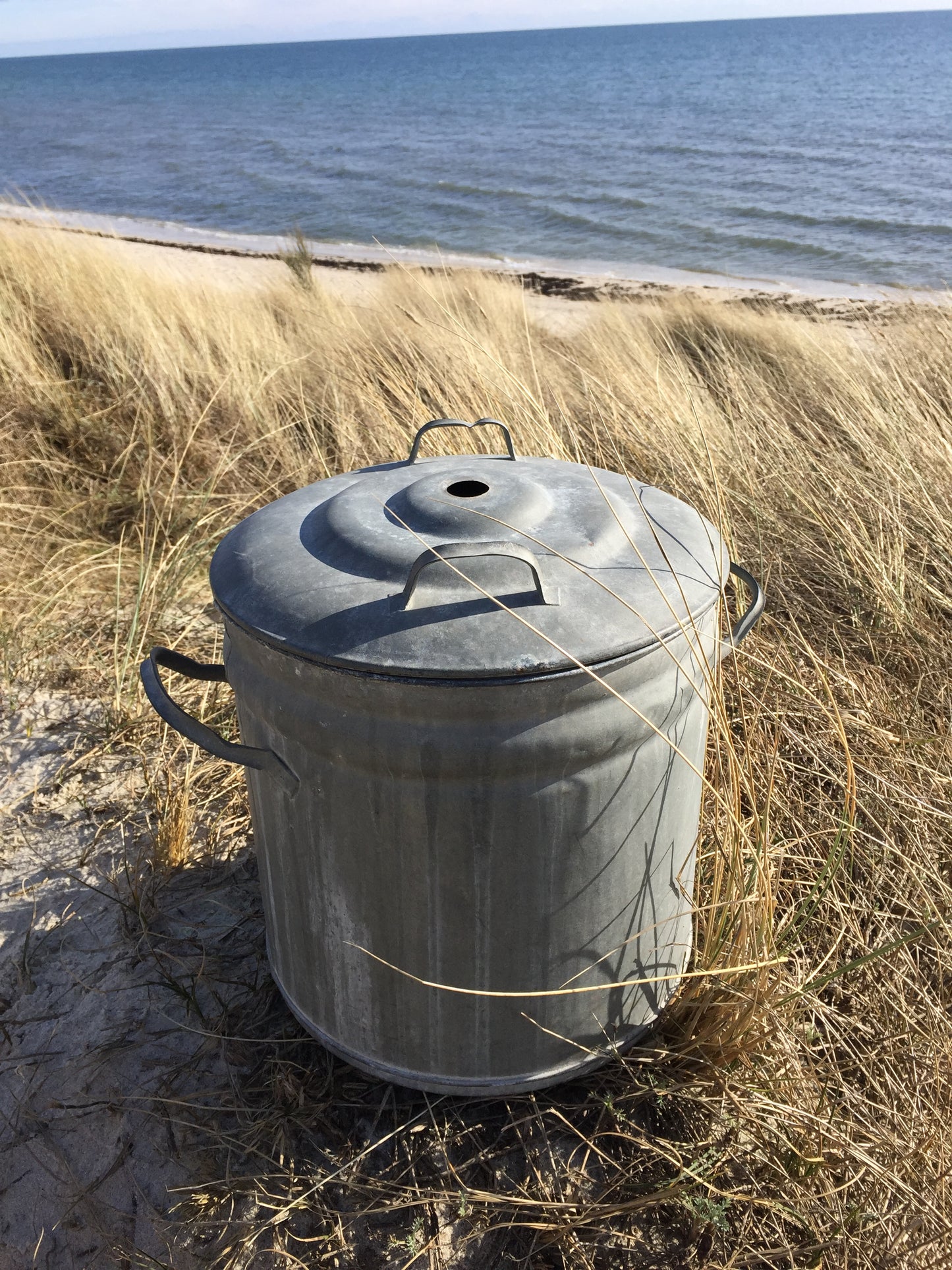 Zinkeimer mit Deckel