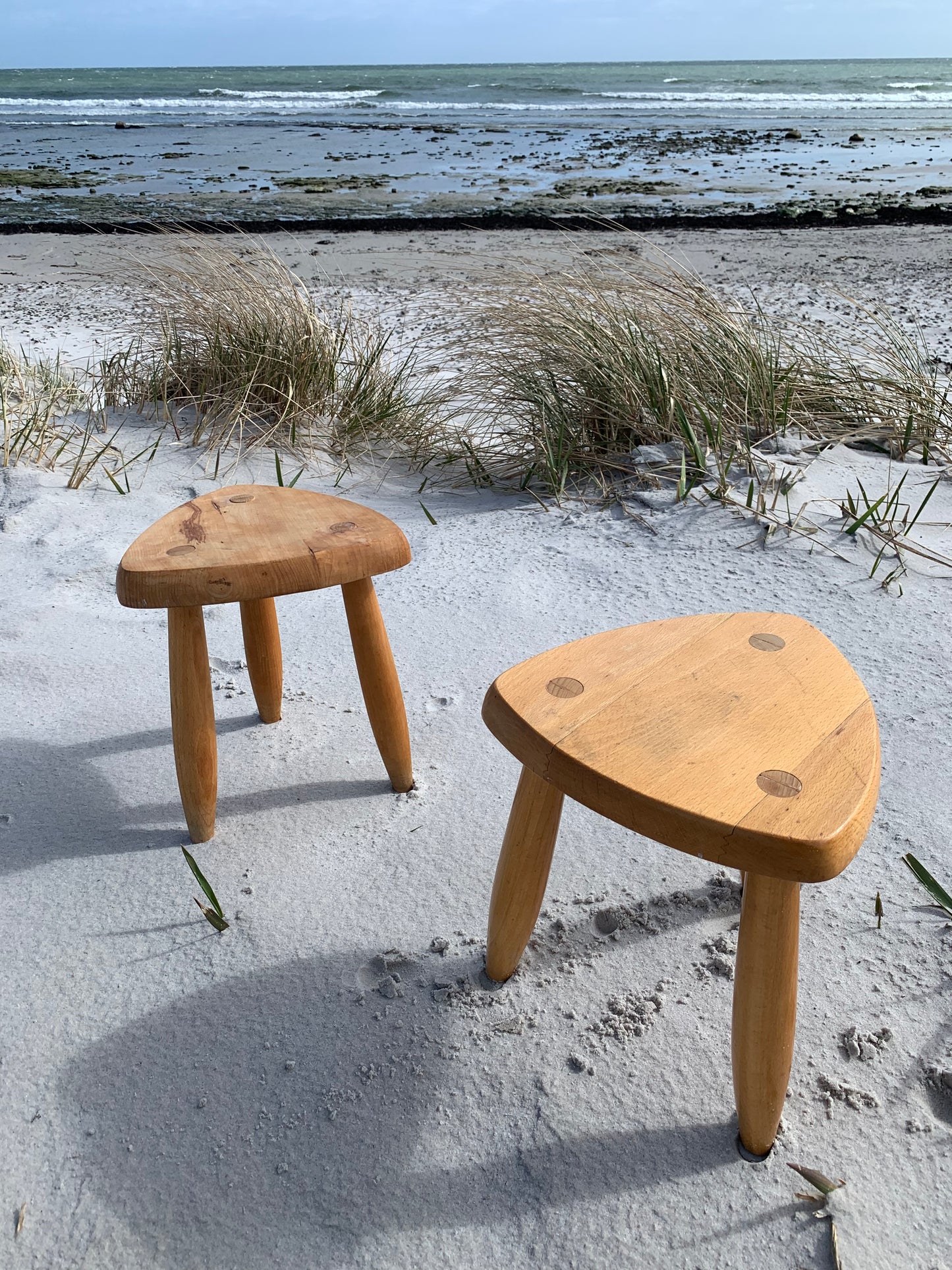 Kleiner Hocker aus Holz