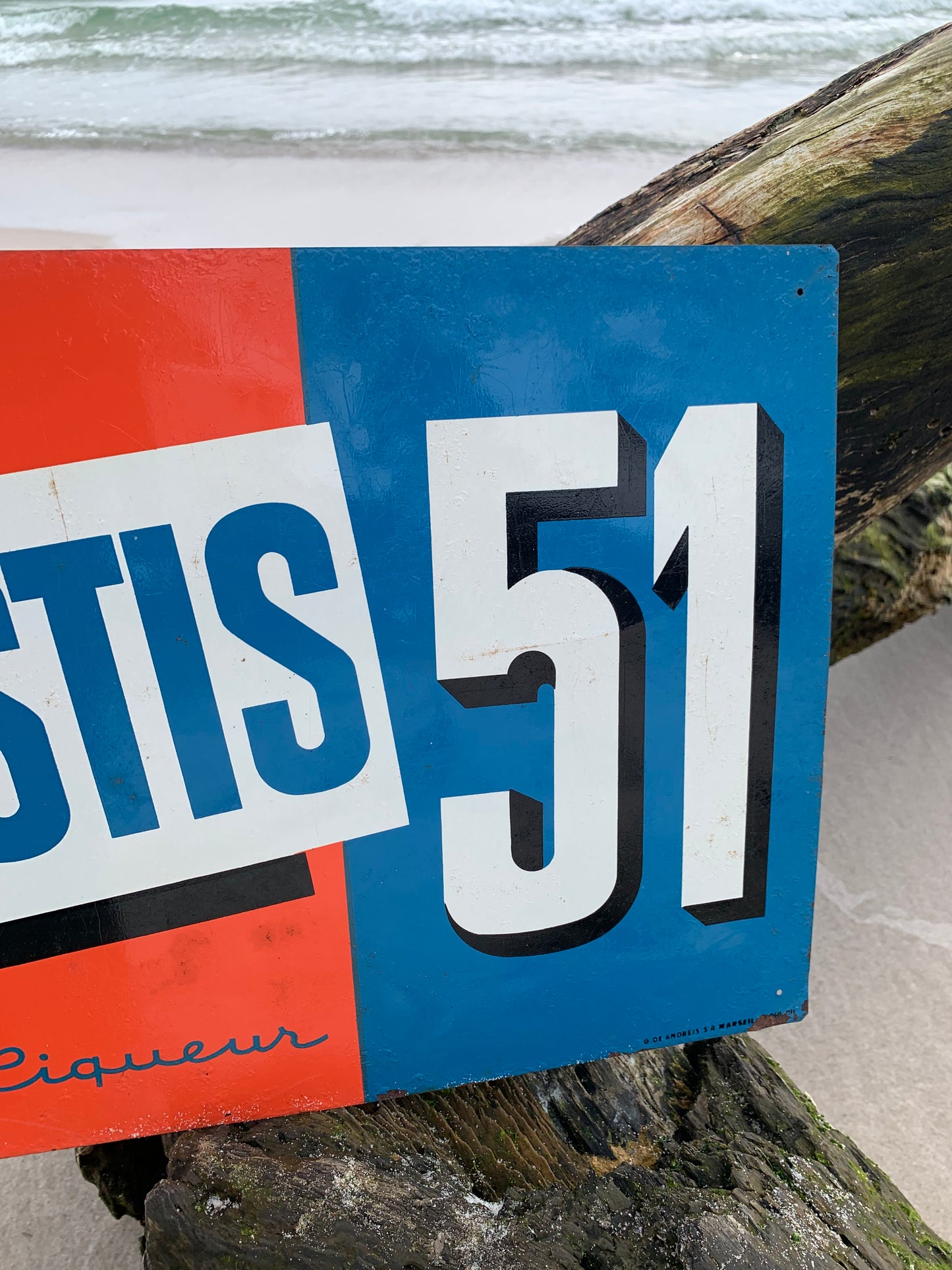 Pastis-Schild aus den 1960er Jahren