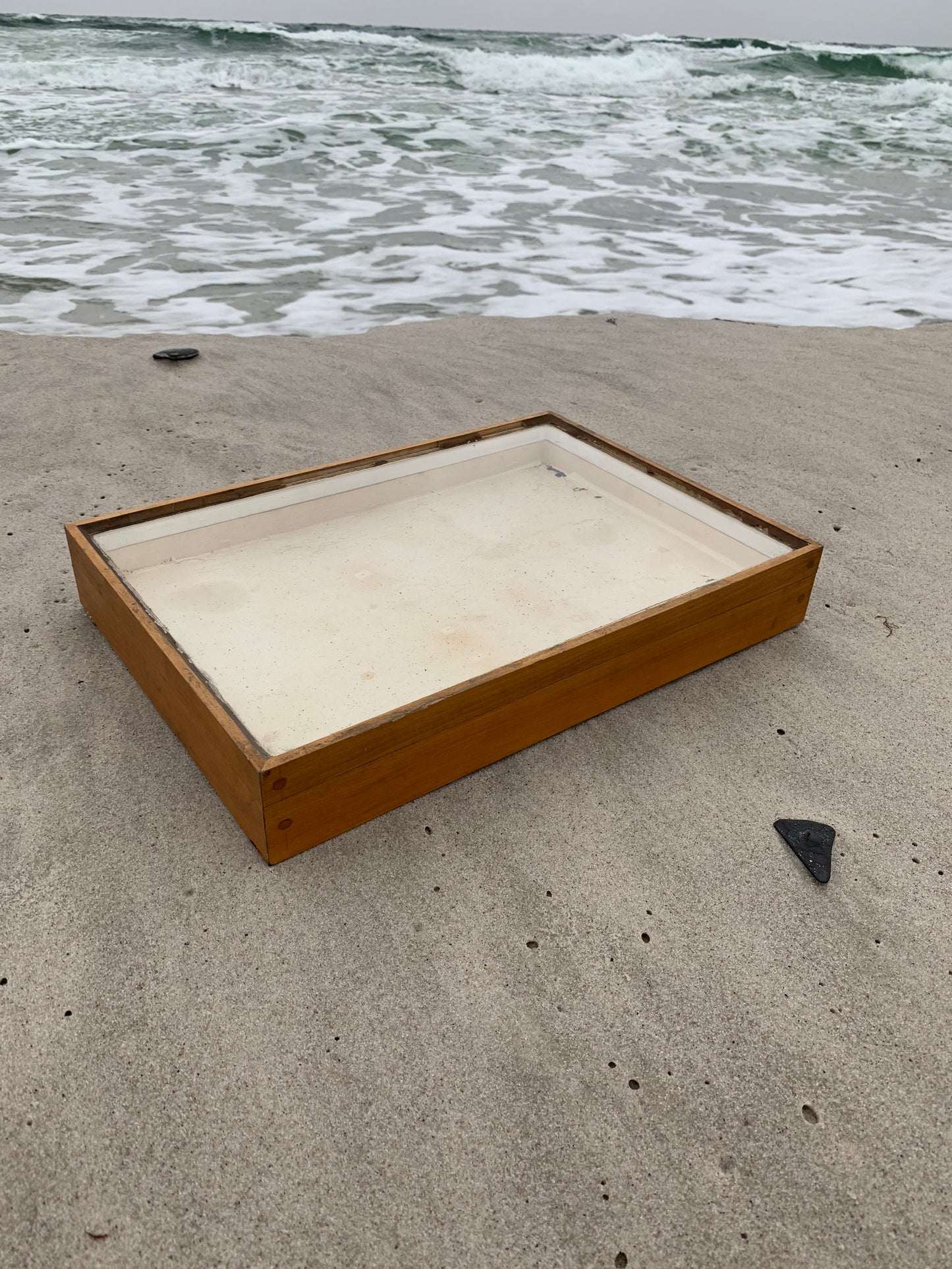 Vitrine aus Glas zum Ausstellen und Aufbewahren