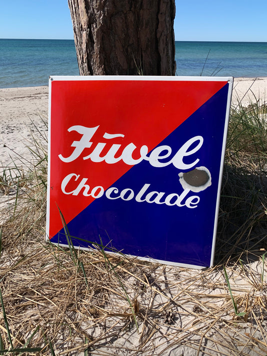 Schönes altes Schild für den Schokoladenliebhaber