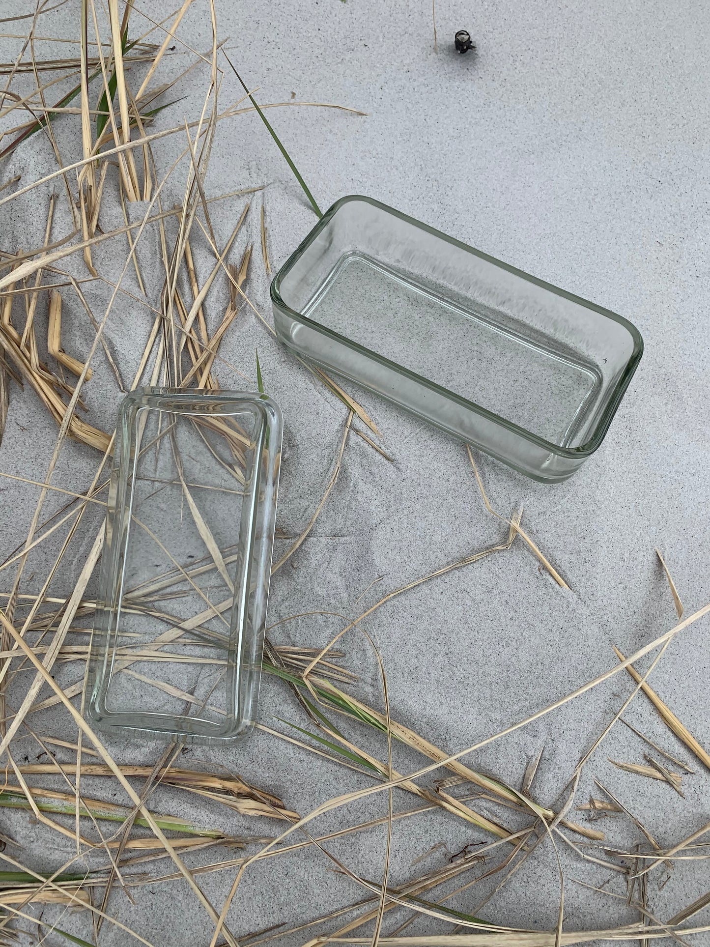 Glas mit Deckel